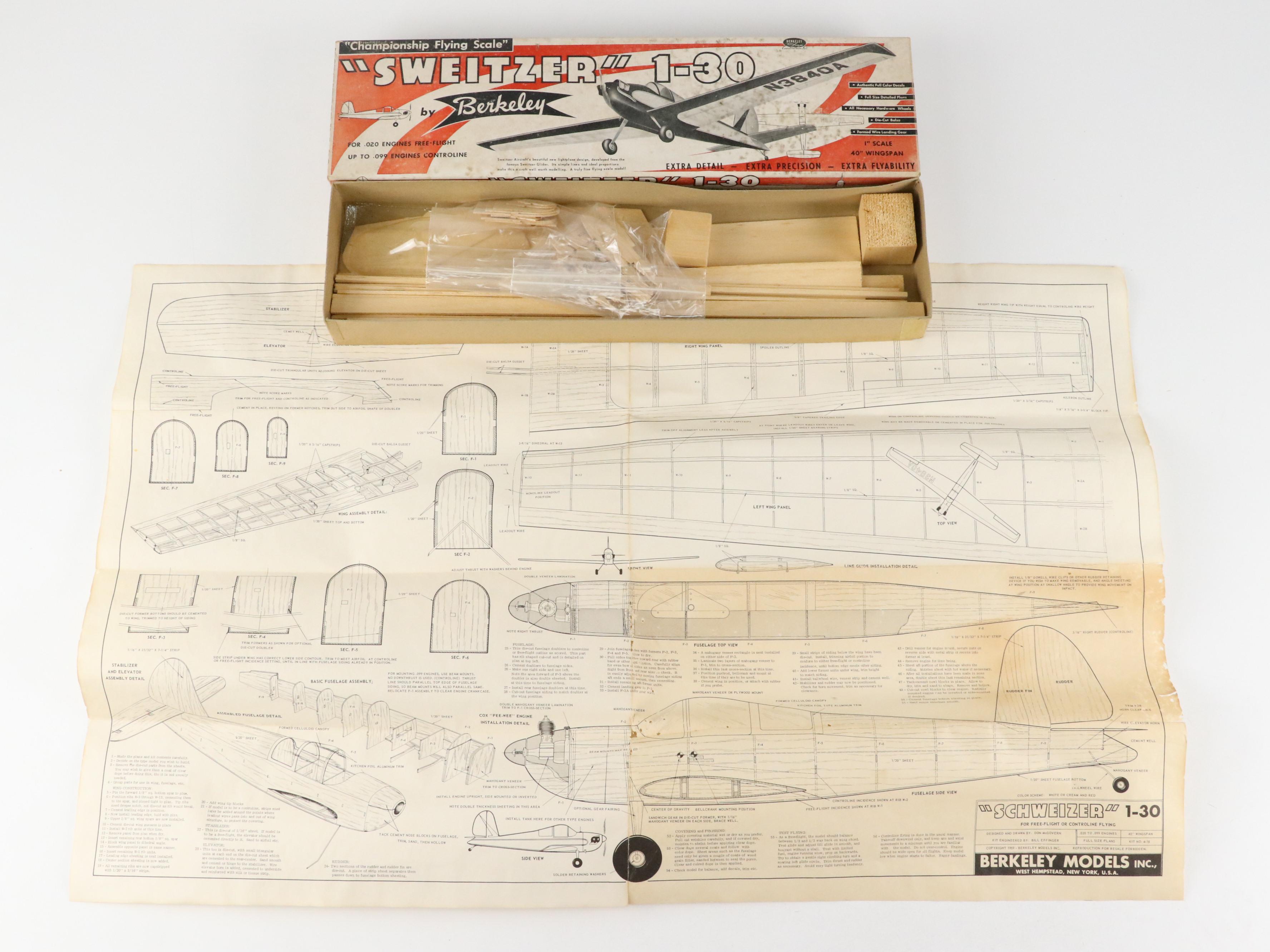 Carl Goldberg "Ranger 21," Sig "Thermal Dart" and More Airplane Model Kits