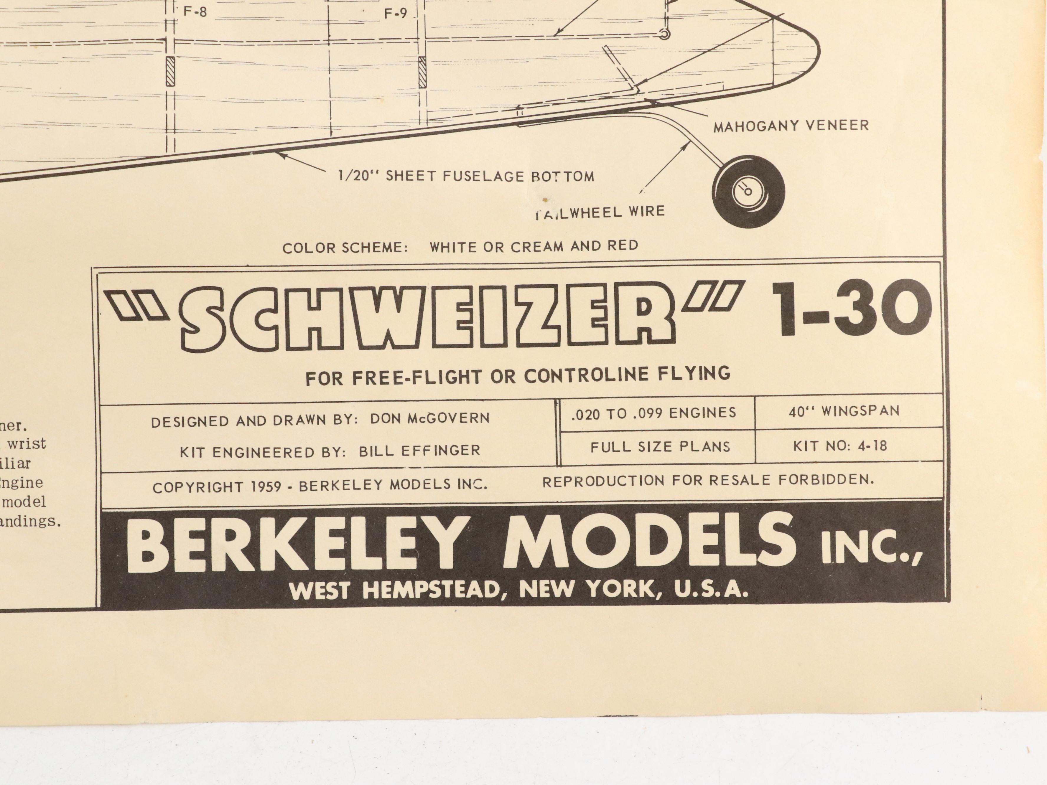 Carl Goldberg "Ranger 21," Sig "Thermal Dart" and More Airplane Model Kits