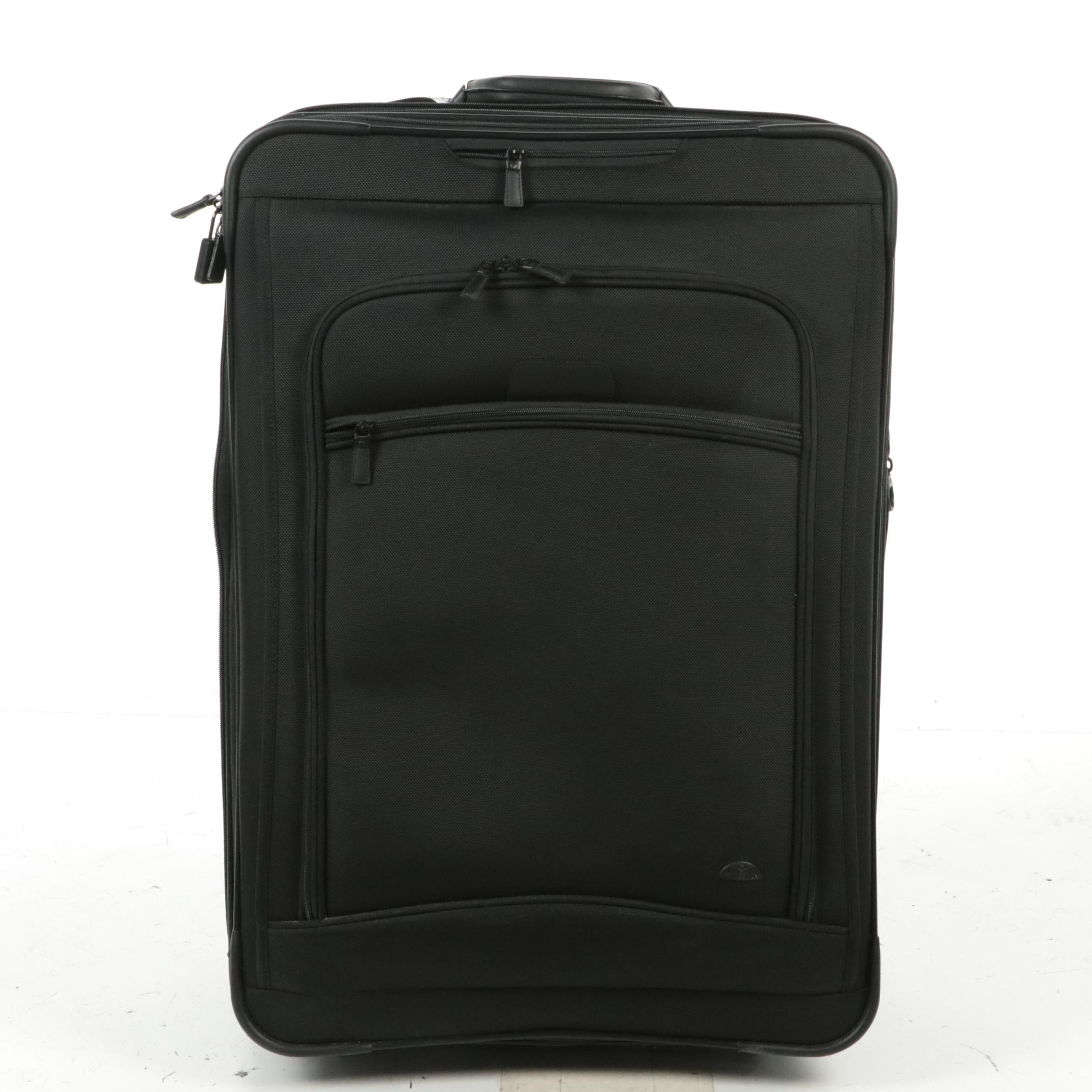 Tumi Alpha II Contentinental Expandable Carry-On and Samsonite Supra 4 Suitcases
