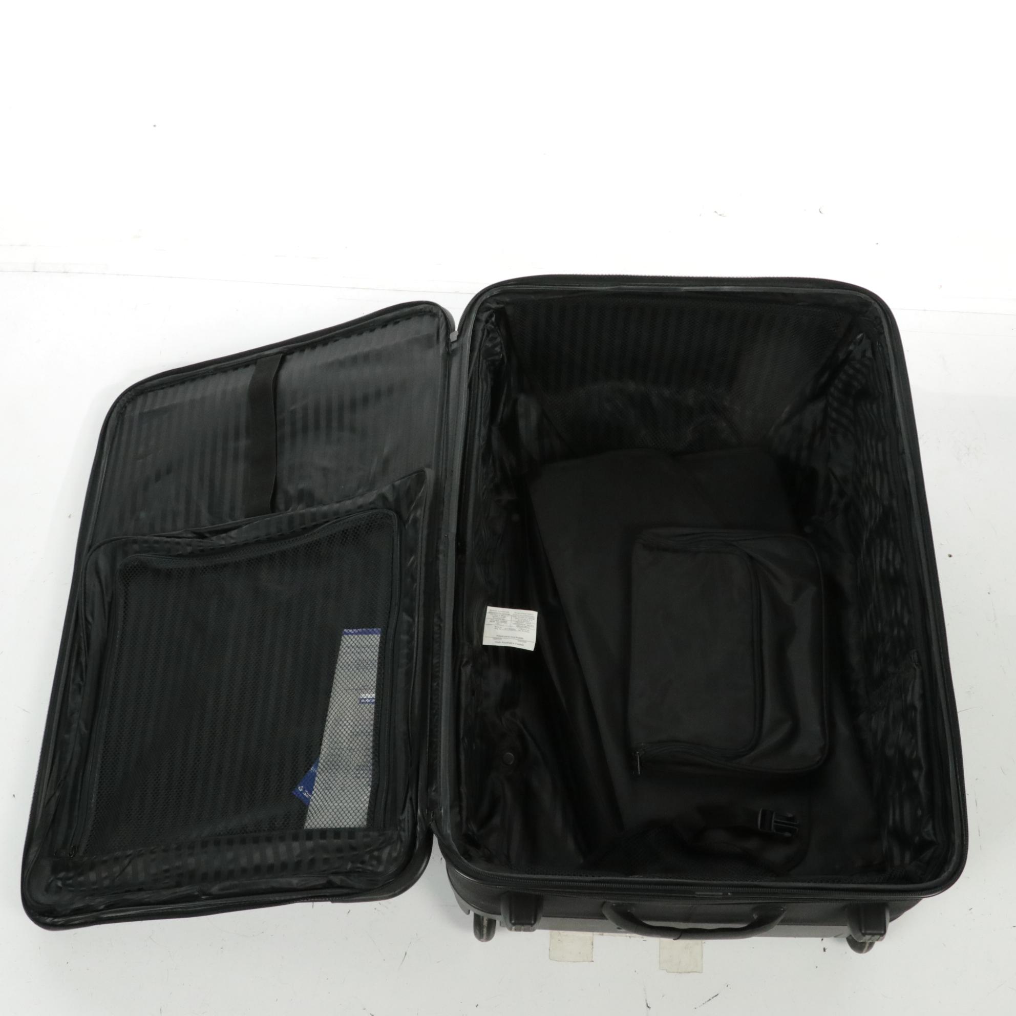 Tumi Alpha II Contentinental Expandable Carry-On and Samsonite Supra 4 Suitcases