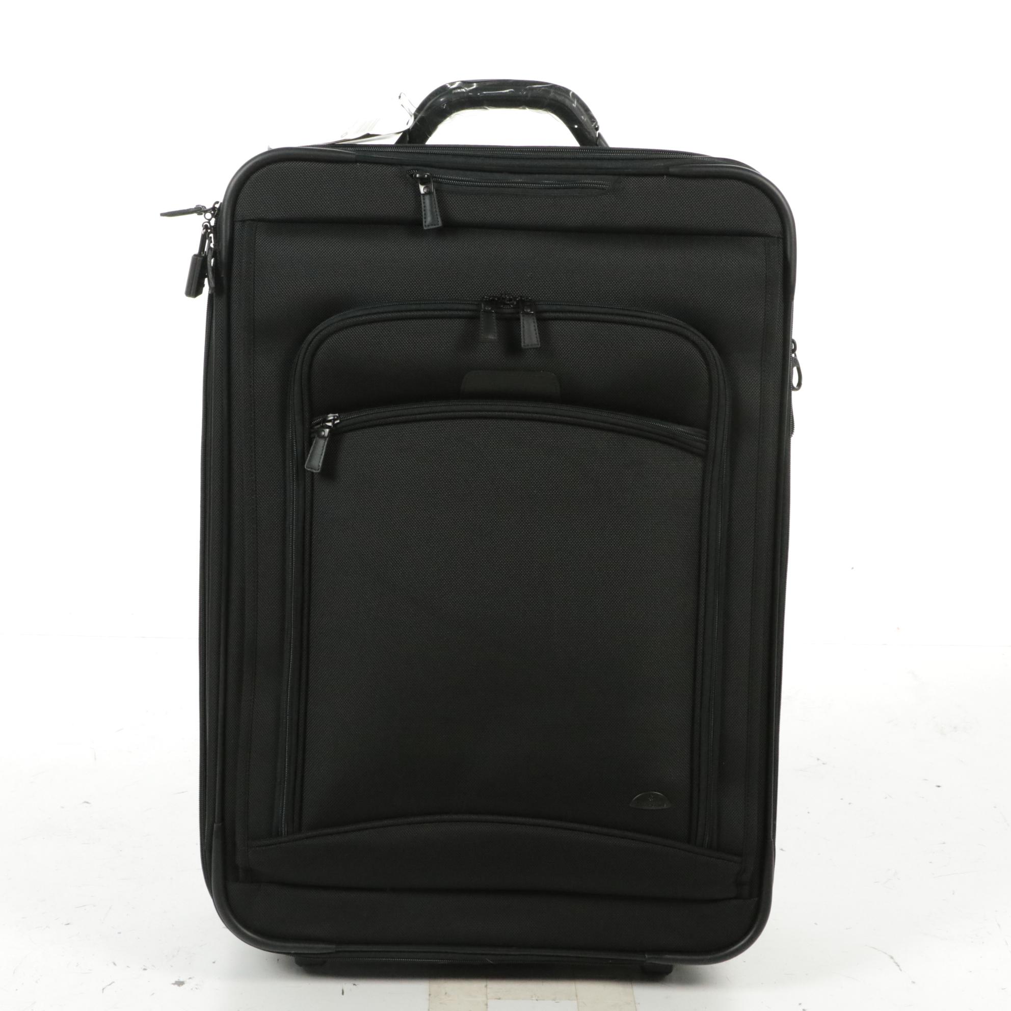 Tumi Alpha II Contentinental Expandable Carry-On and Samsonite Supra 4 Suitcases