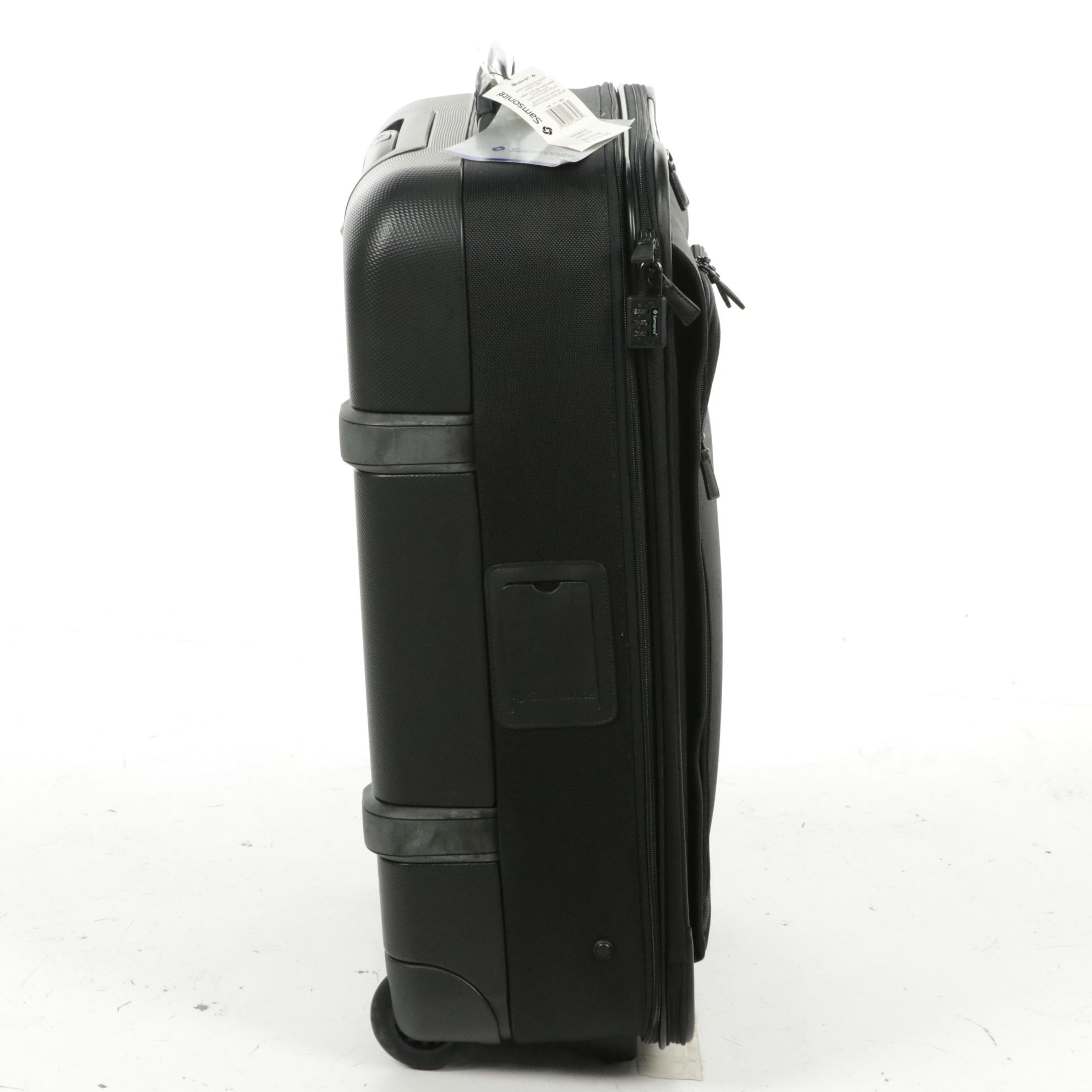 Tumi Alpha II Contentinental Expandable Carry-On and Samsonite Supra 4 Suitcases