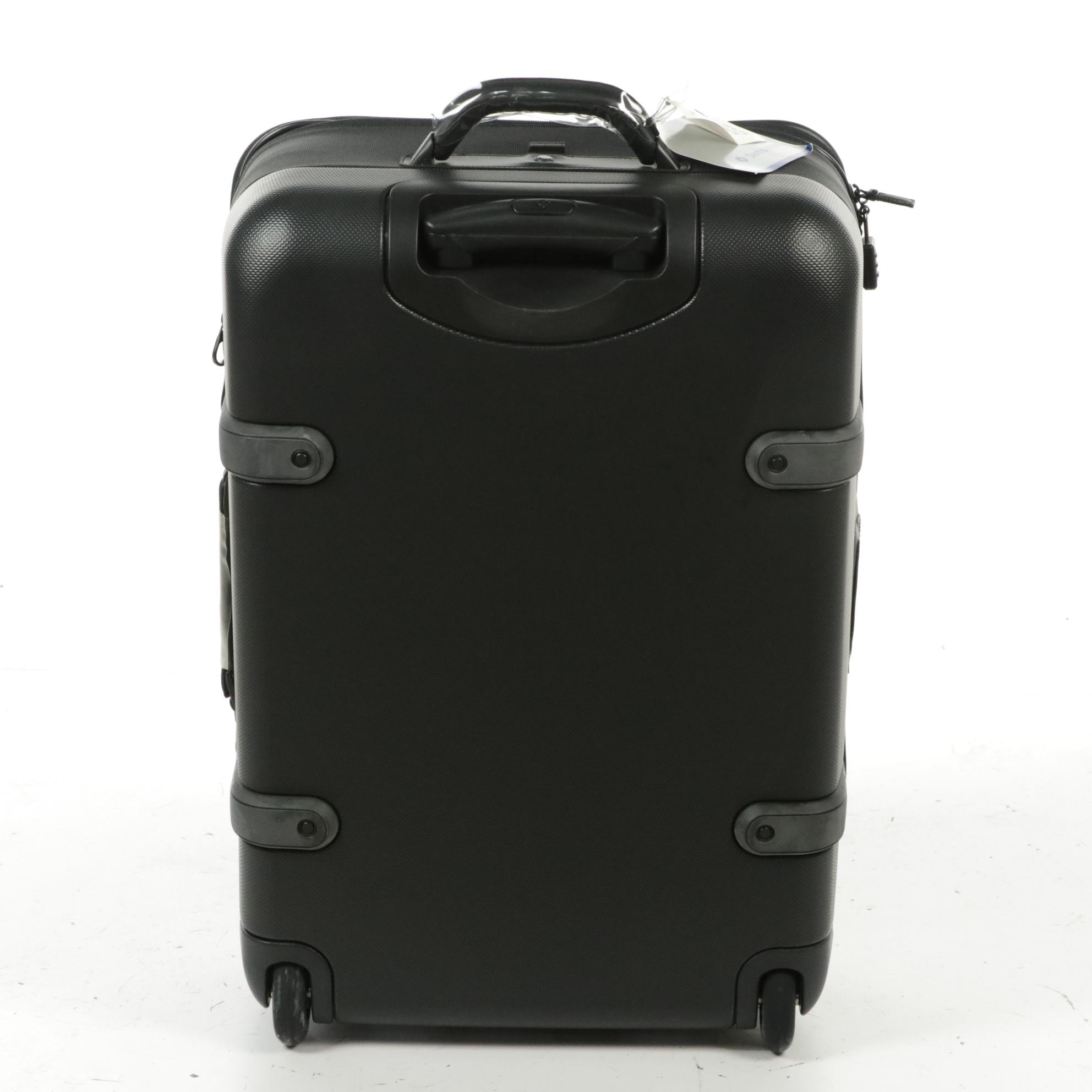 Tumi Alpha II Contentinental Expandable Carry-On and Samsonite Supra 4 Suitcases