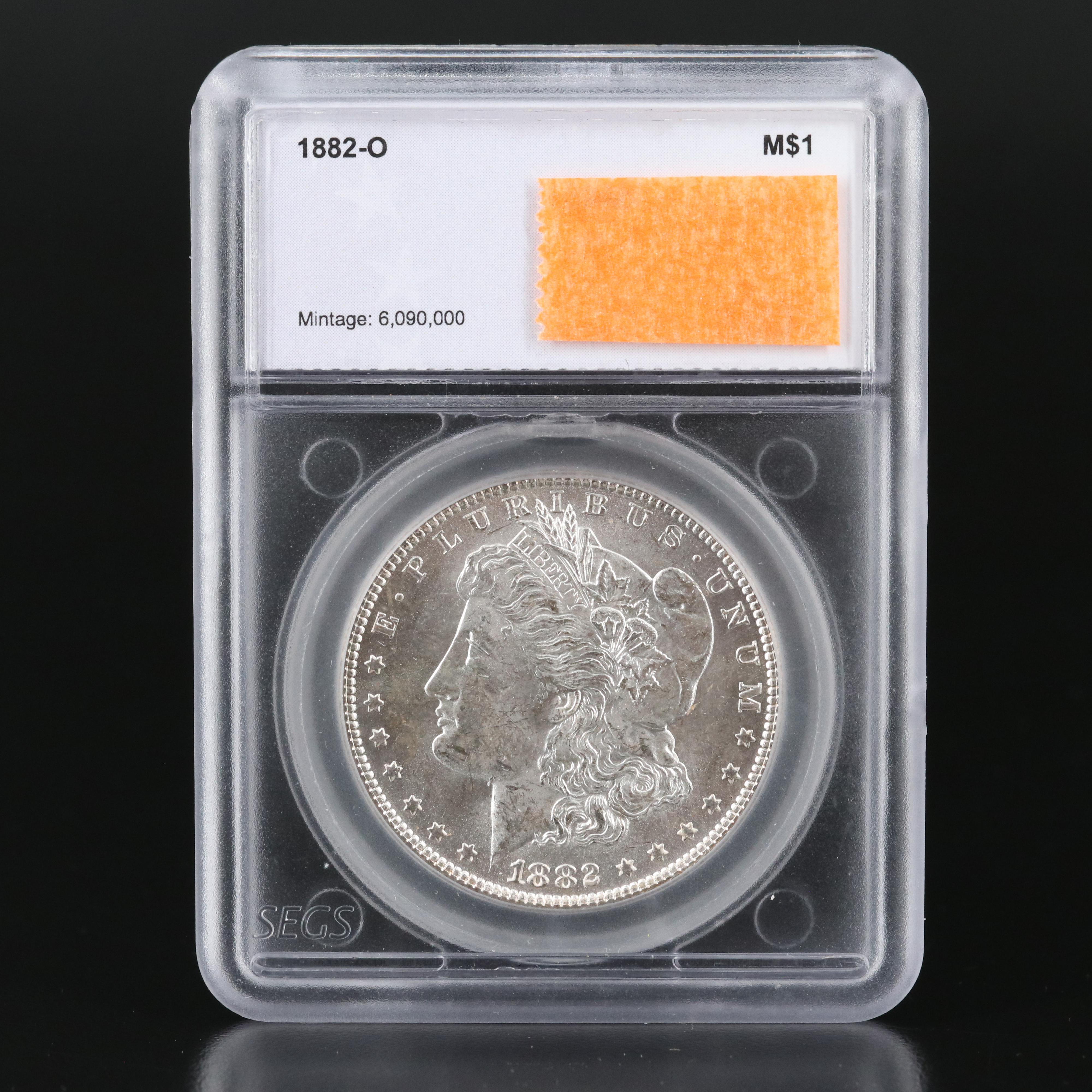 1882-O Morgan Silver Dollar