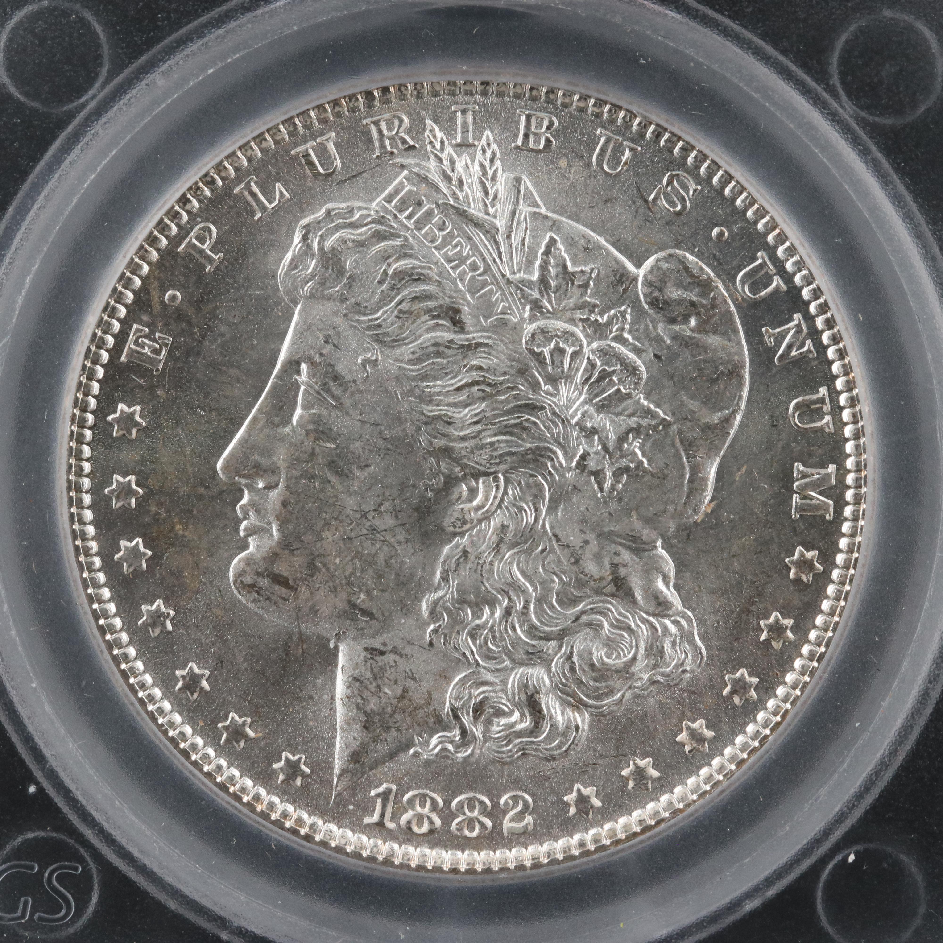1882-O Morgan Silver Dollar