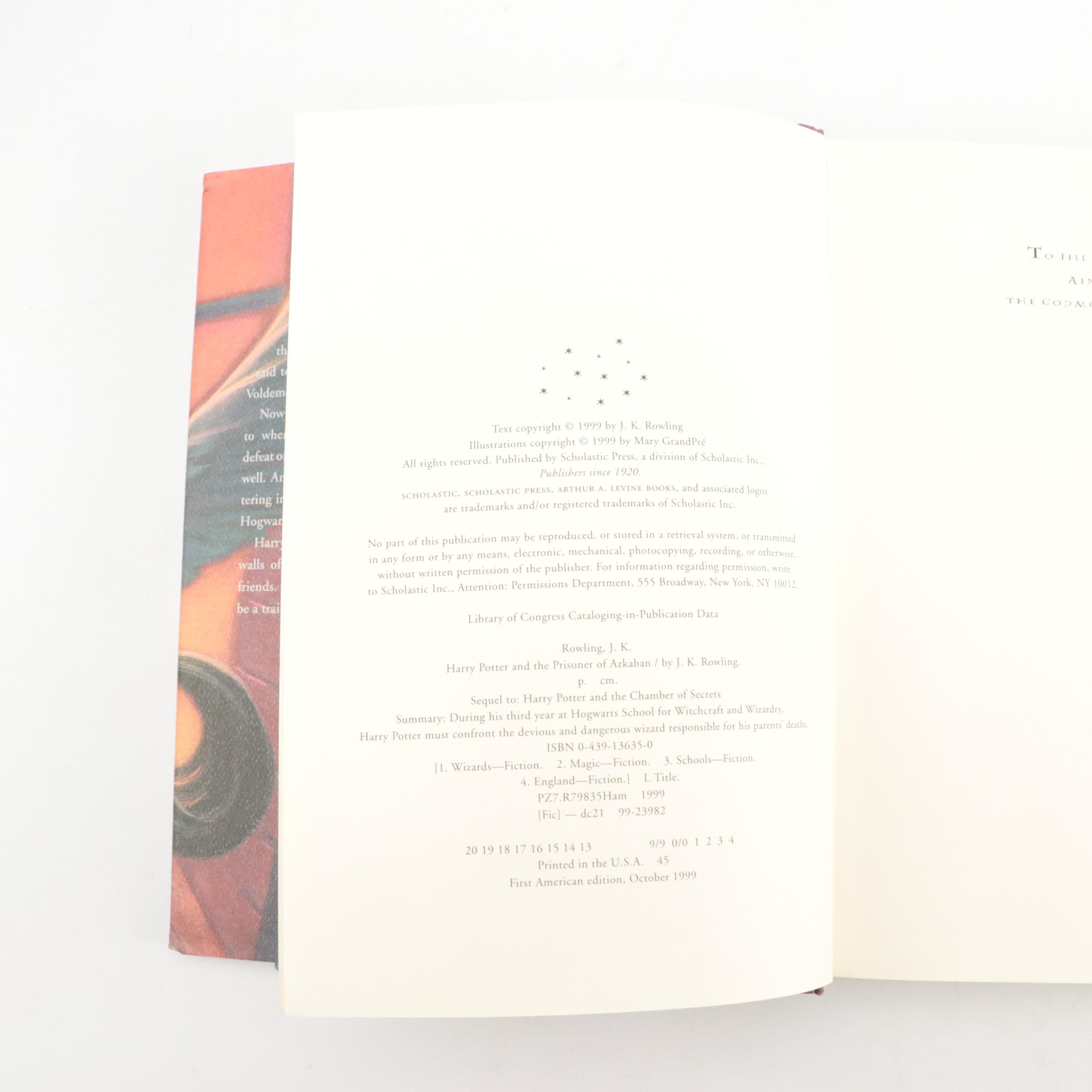 First American Edition "Harry Potter" Complete Series by J. K. Rowling