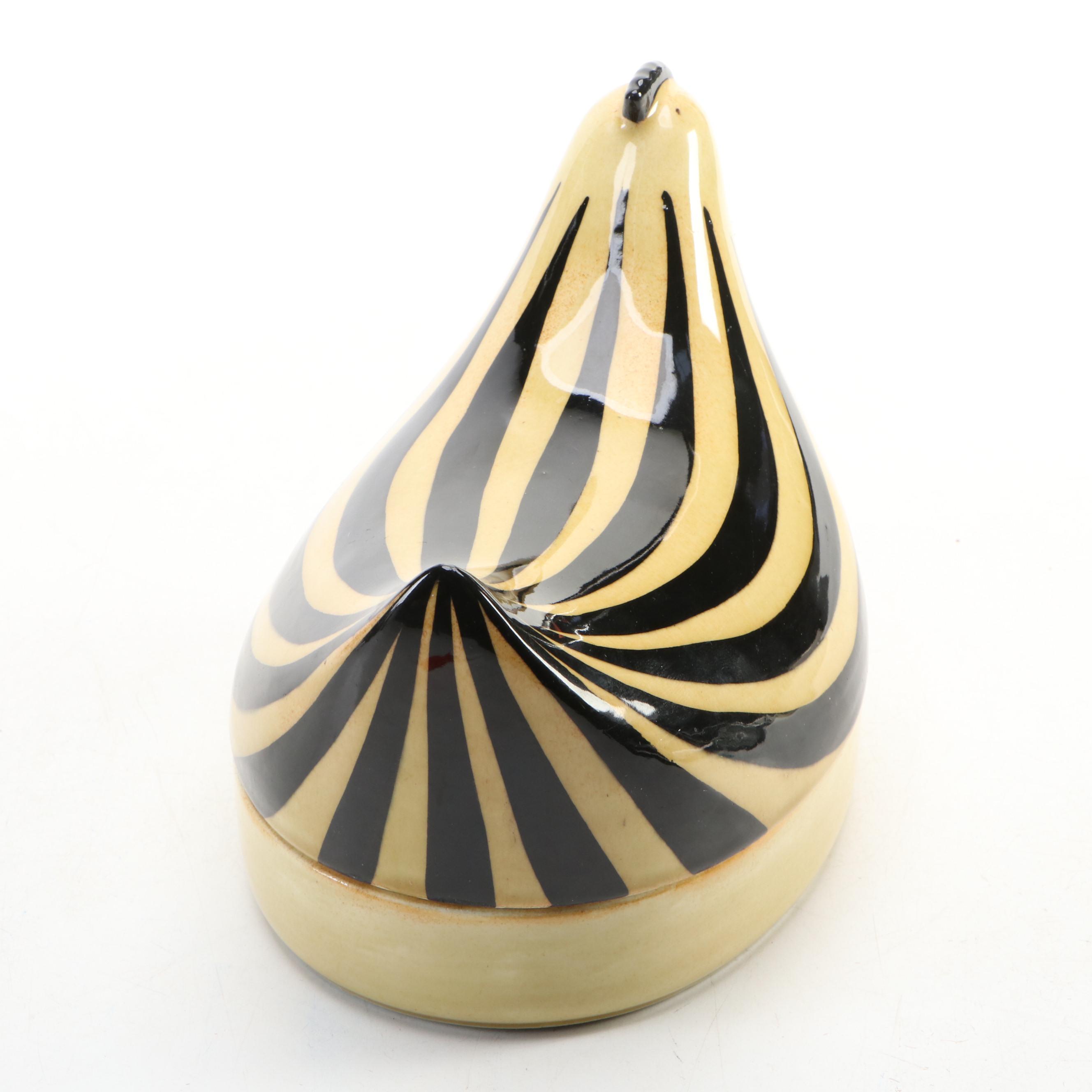 Arabia of Finland Ceramic Chicken Form Butter Dish, Mid-20th C.