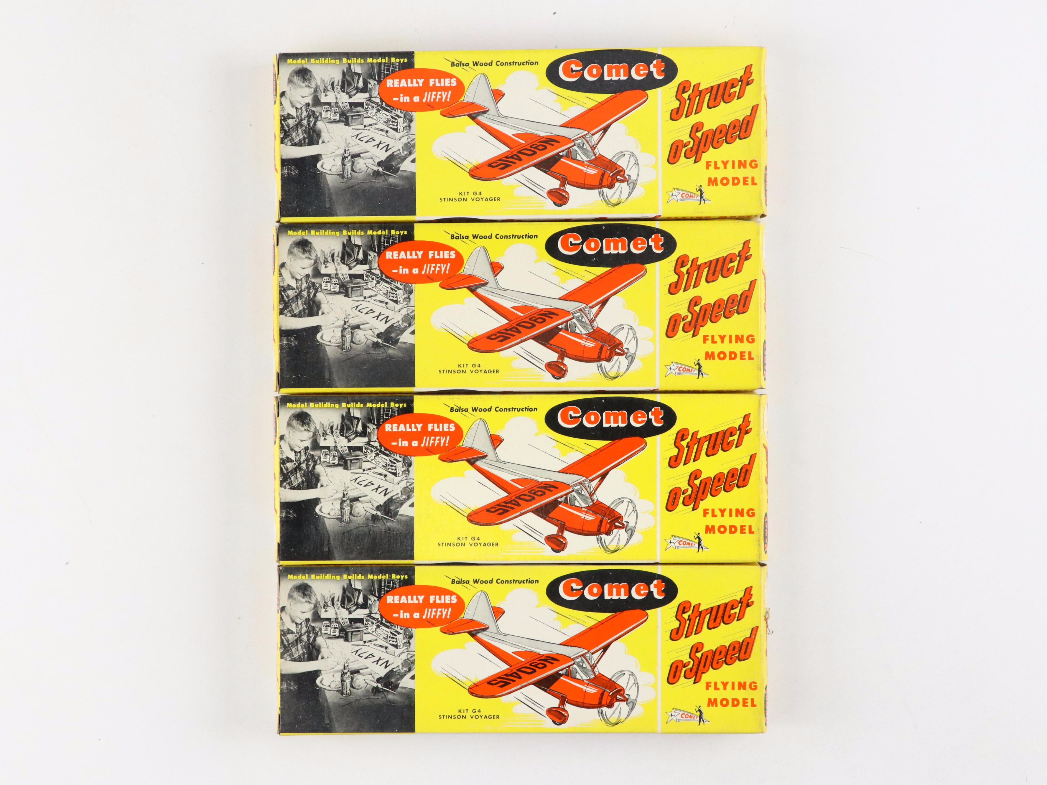 Comet "Sabre Jet F86D", "Mustang F-51" and More Balsa Wood Airplane Kits