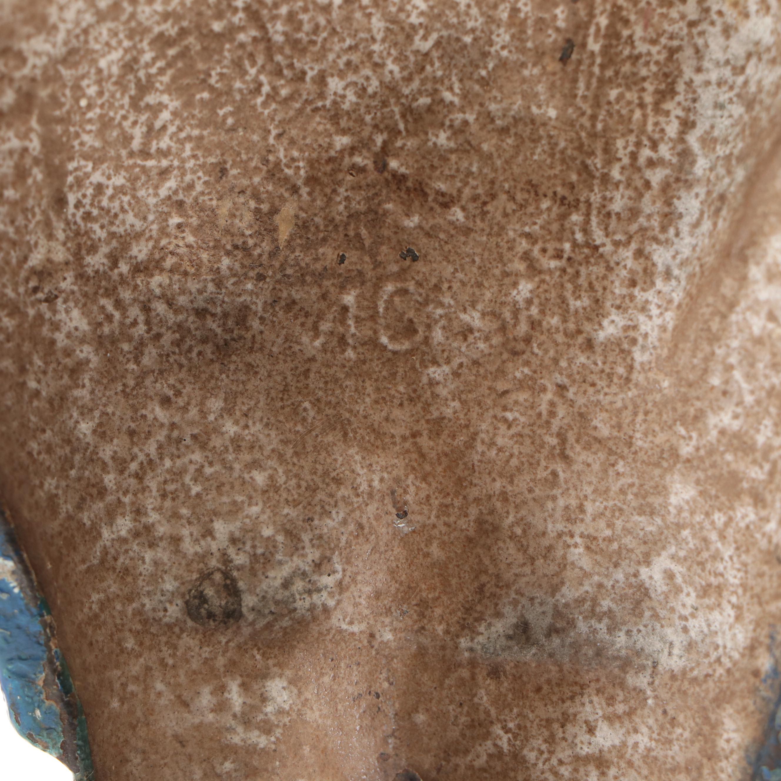 Hubley "Dolly Dingle" with "Bobby Blake" Cast Iron Doorstops, Early/Mid-20th C.