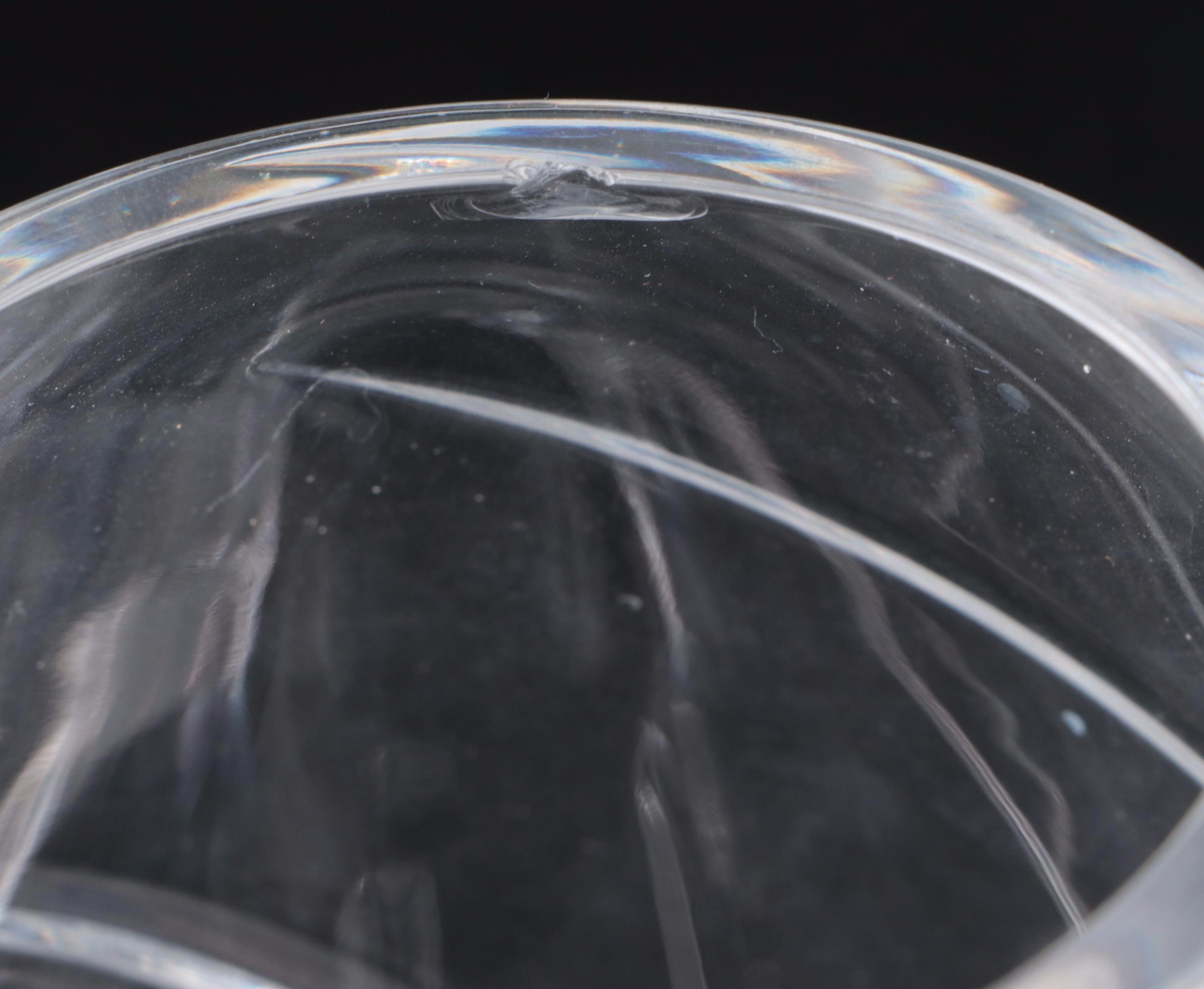 Tiffany & Co. "Swirl Optic" Crystal Vase, 1996–2015