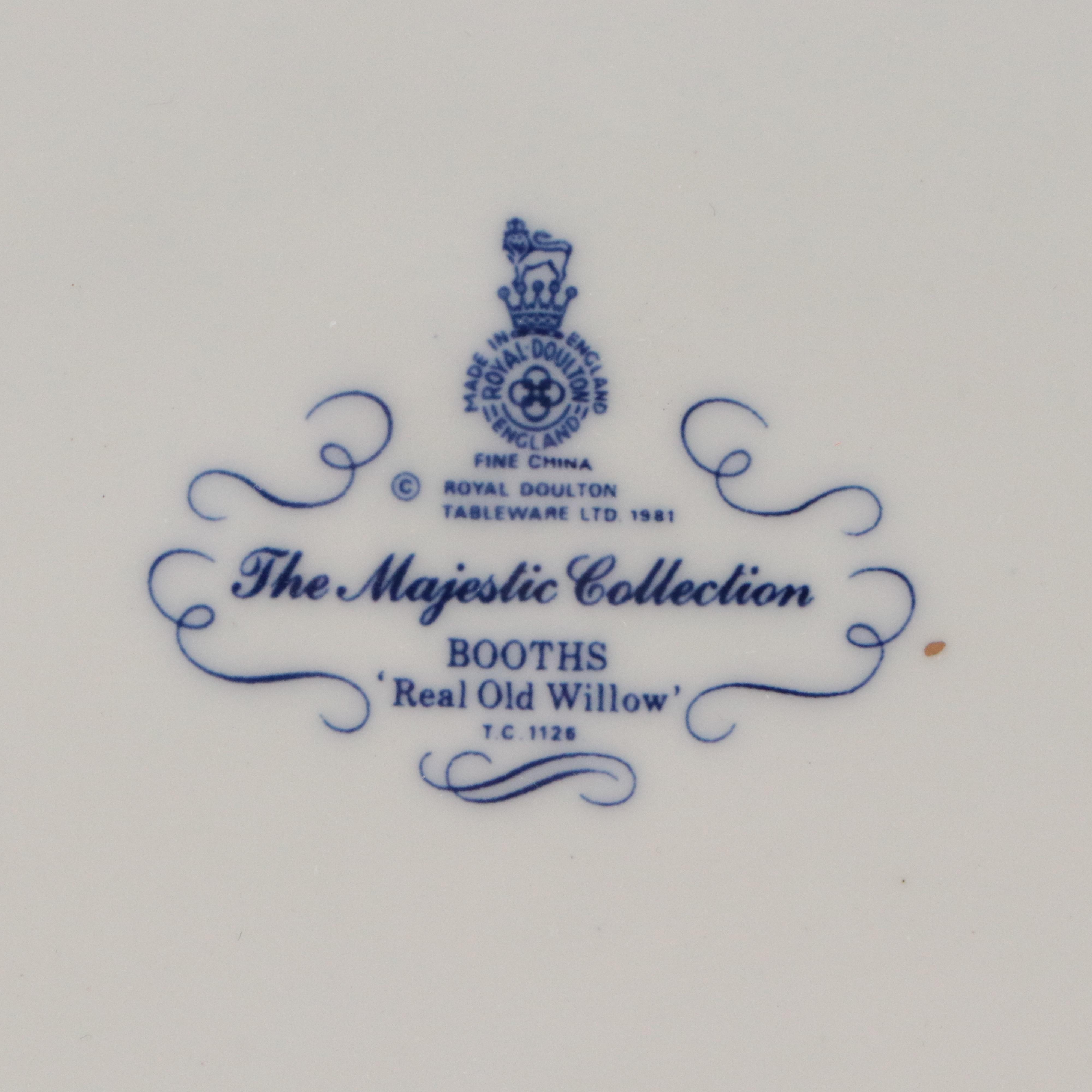 Royal Doulton Real Old Willow Bone China Dinnerware