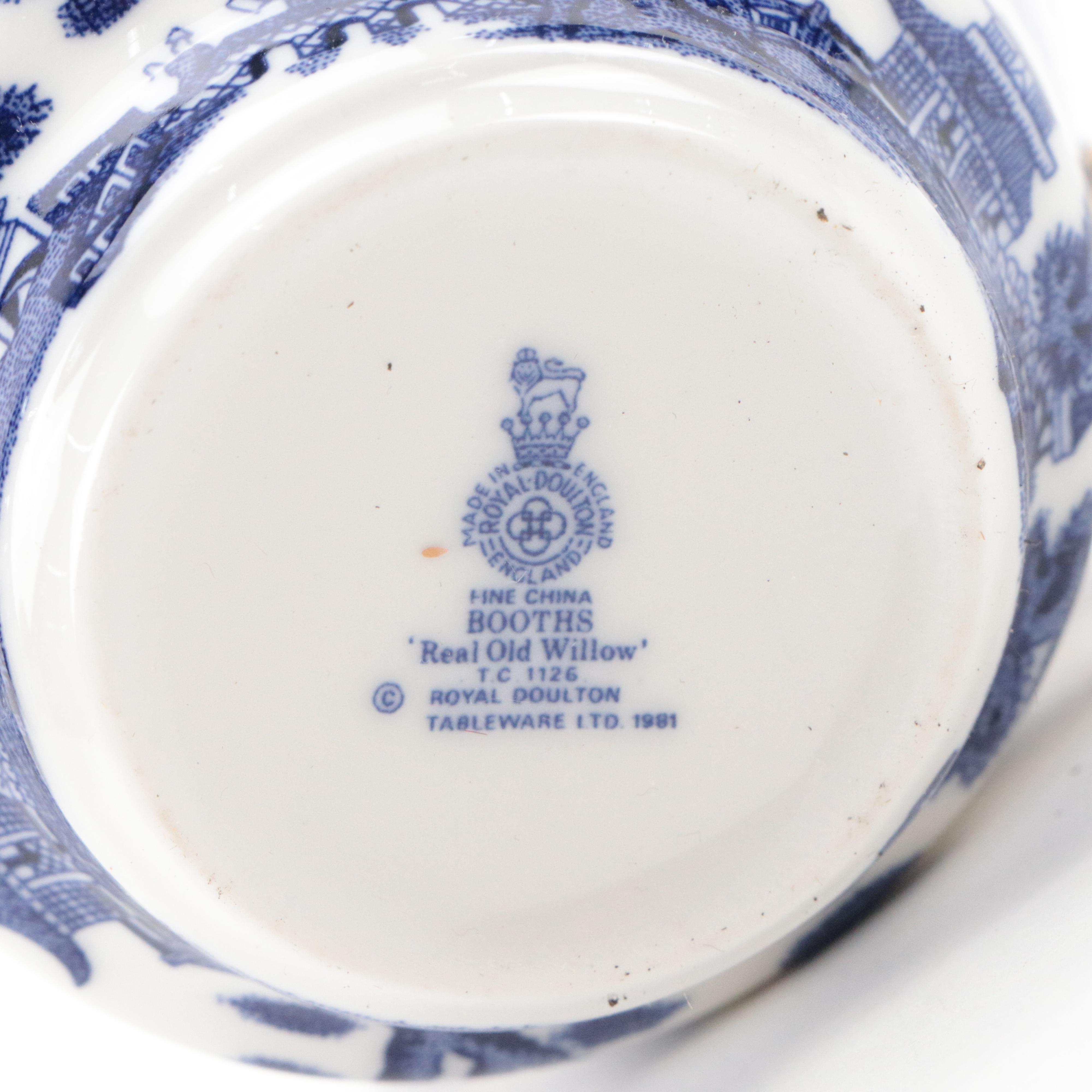 Royal Doulton Real Old Willow Bone China Dinnerware