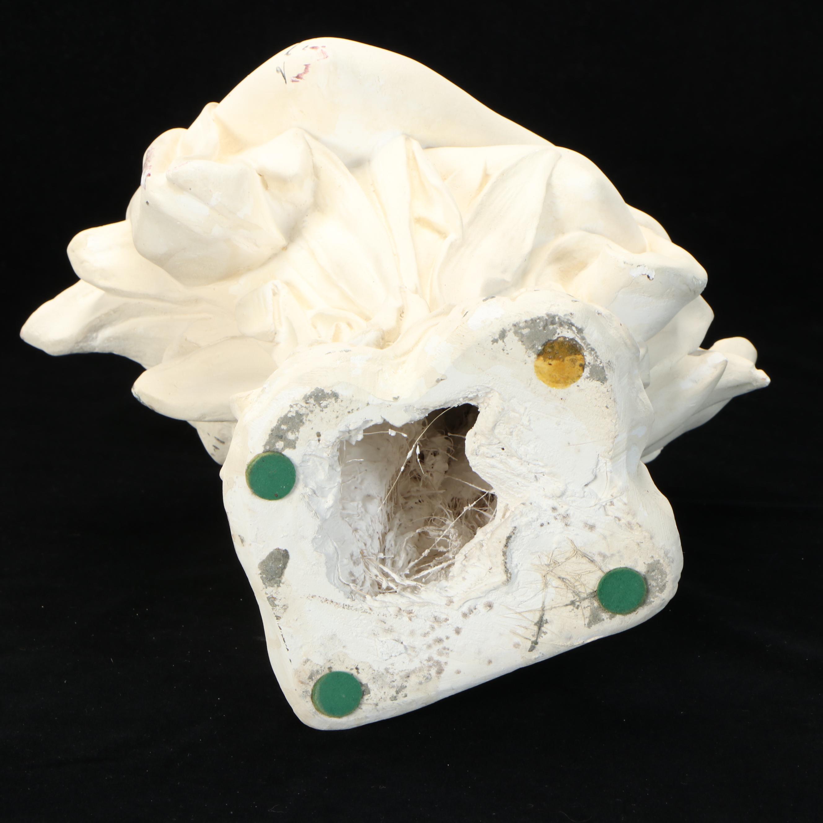 Art Nouveau Style Cast Plaster Bust