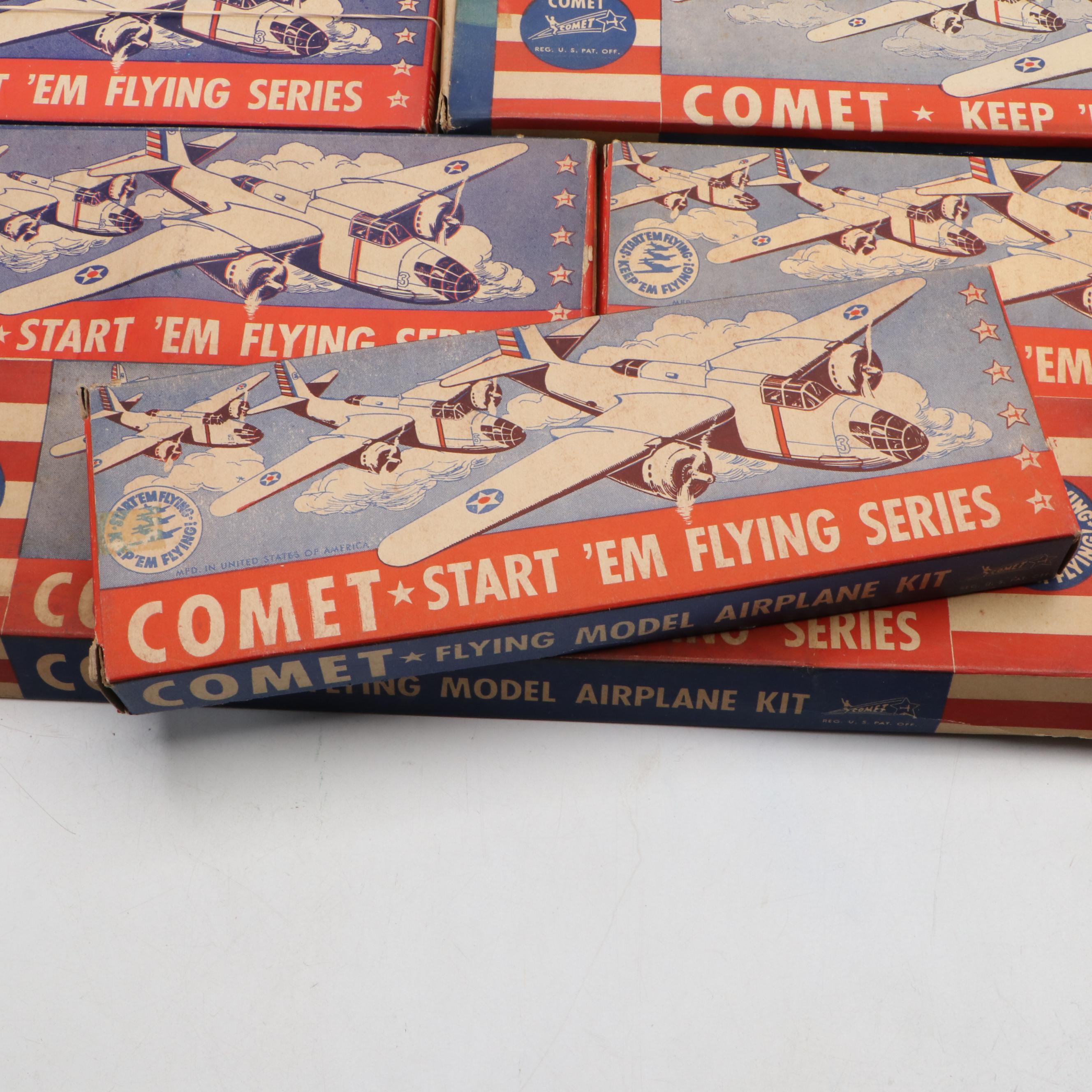 Comet "Supermarine Spitfire," "Phantom Fury" Model Airplane Kits with Brochures