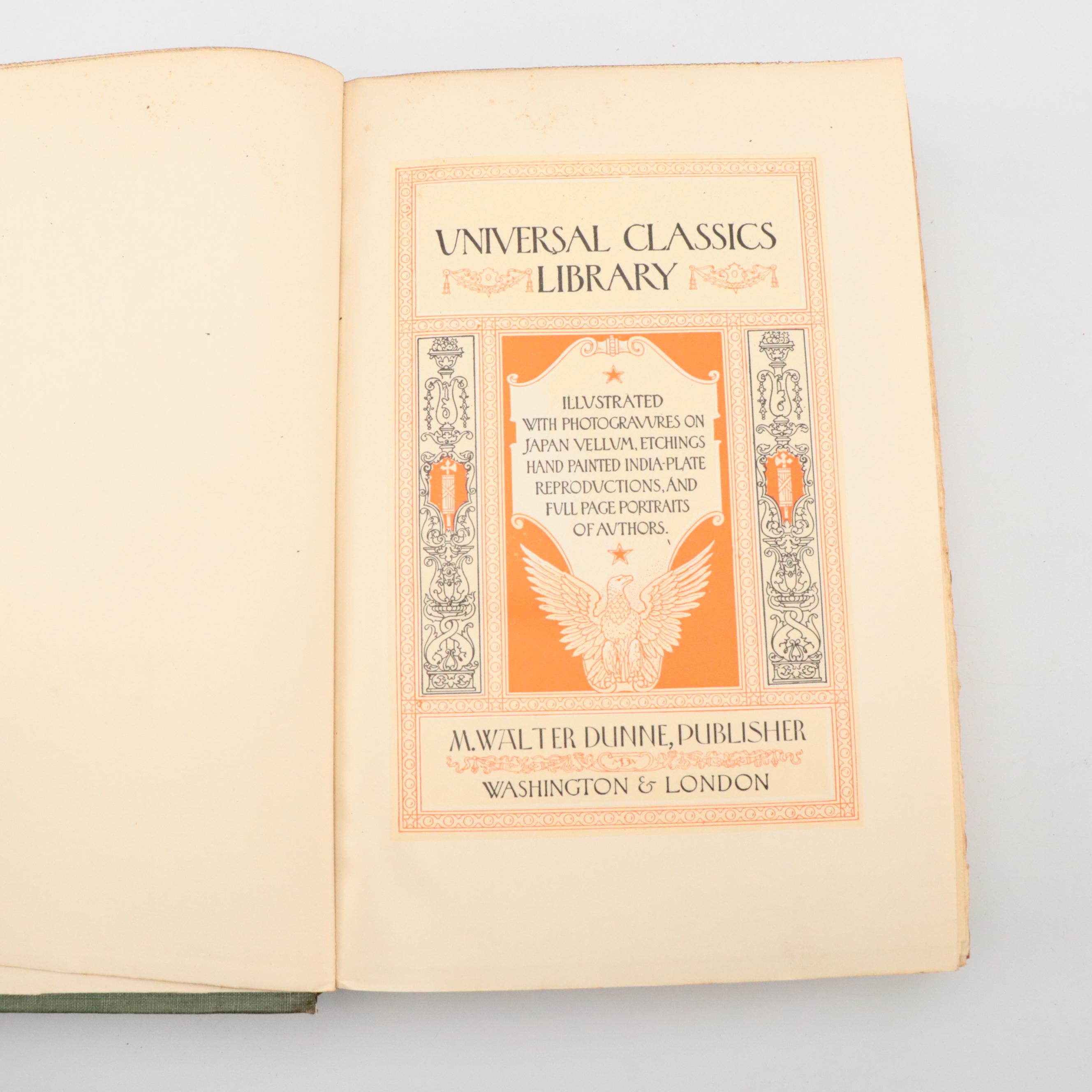 Edition de Luxe "Universal Classics Library" Seventeen-Volume Set, 1901