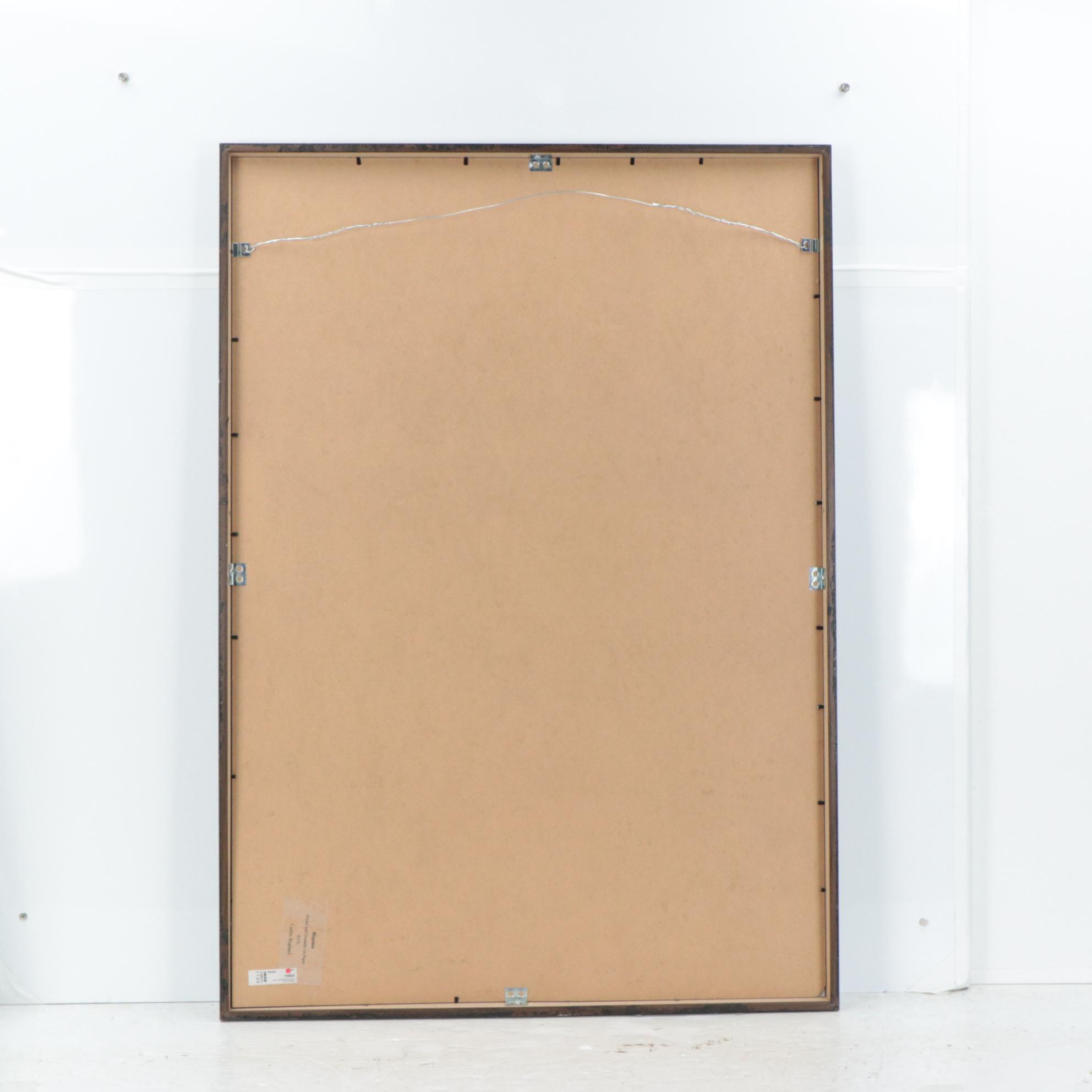 Caitlin Ragland Pastel and Gouache Posed Nude Figure Drawing