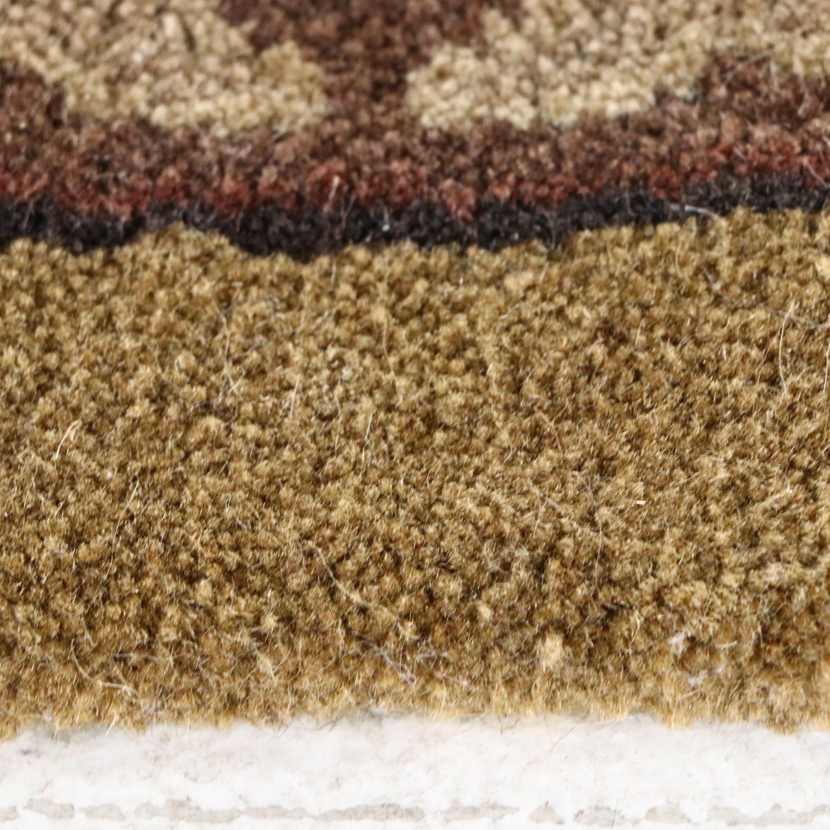 8' x 9' Hand-Tufted Jaunty Co. "Coliseum Gold" Area Rug