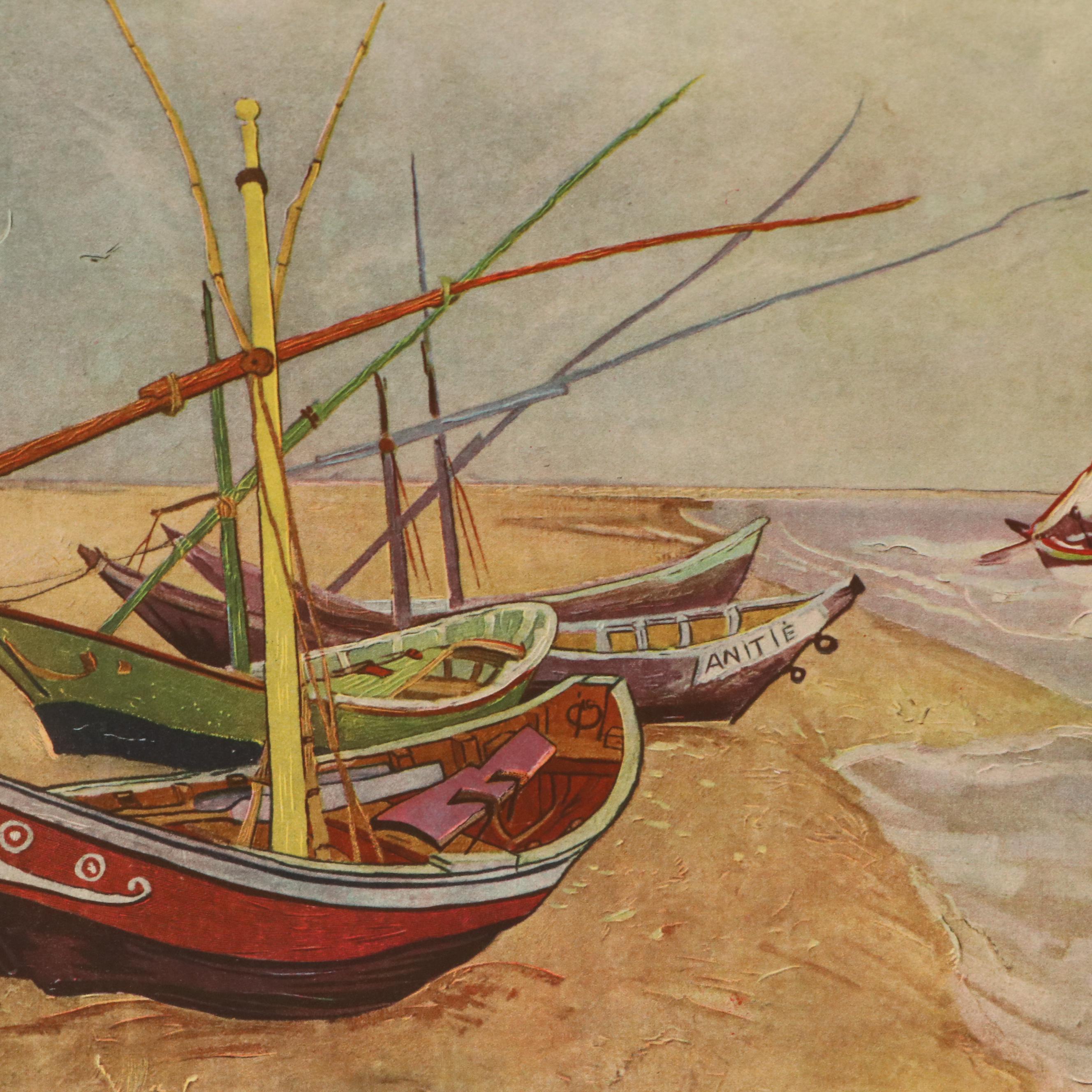 After Vincent Van Gogh Offset Lithographs Including "Sunflowers"