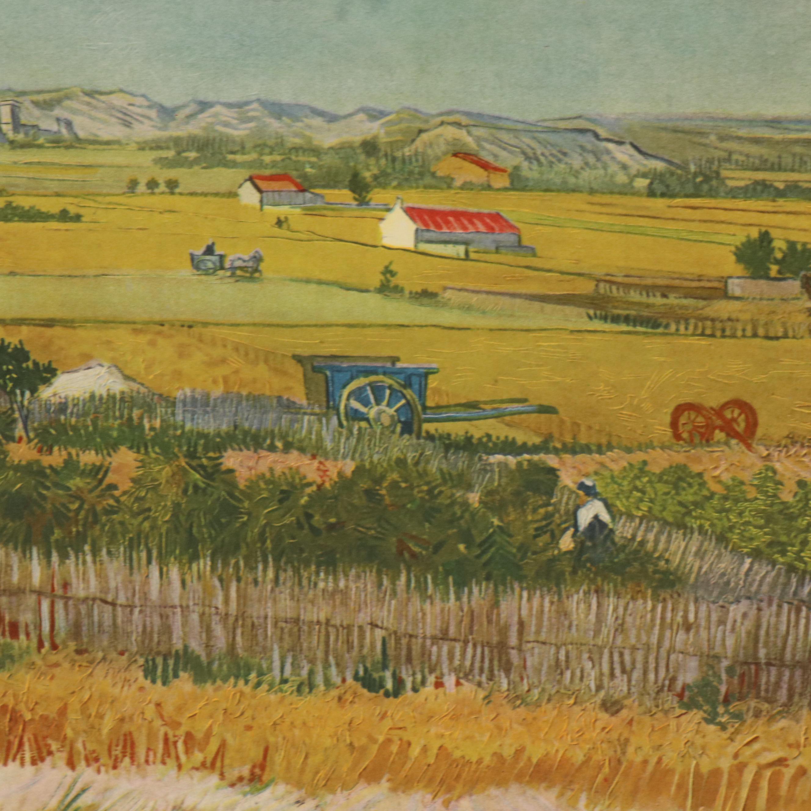 After Vincent Van Gogh Offset Lithographs Including "Sunflowers"