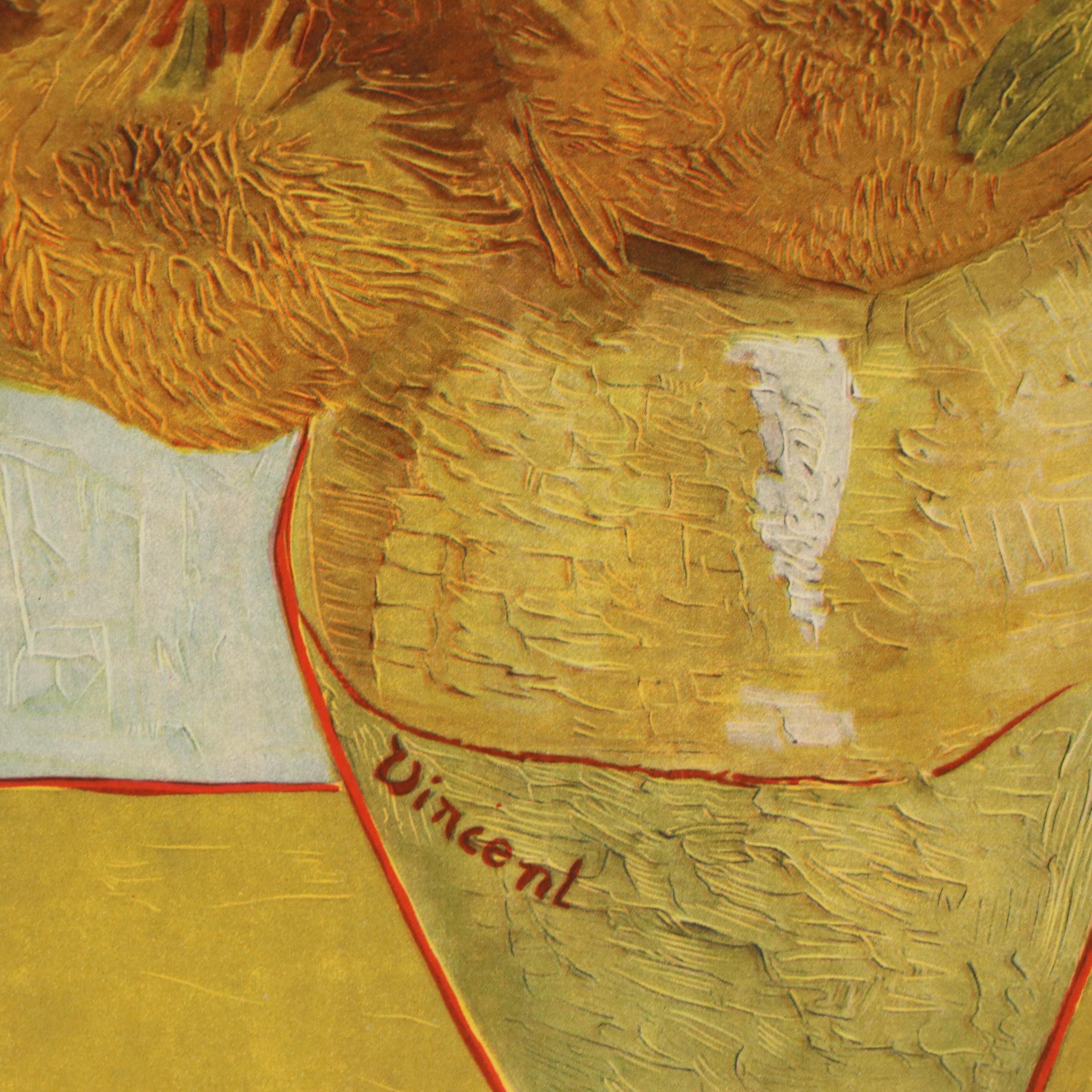 After Vincent Van Gogh Offset Lithographs Including "Sunflowers"