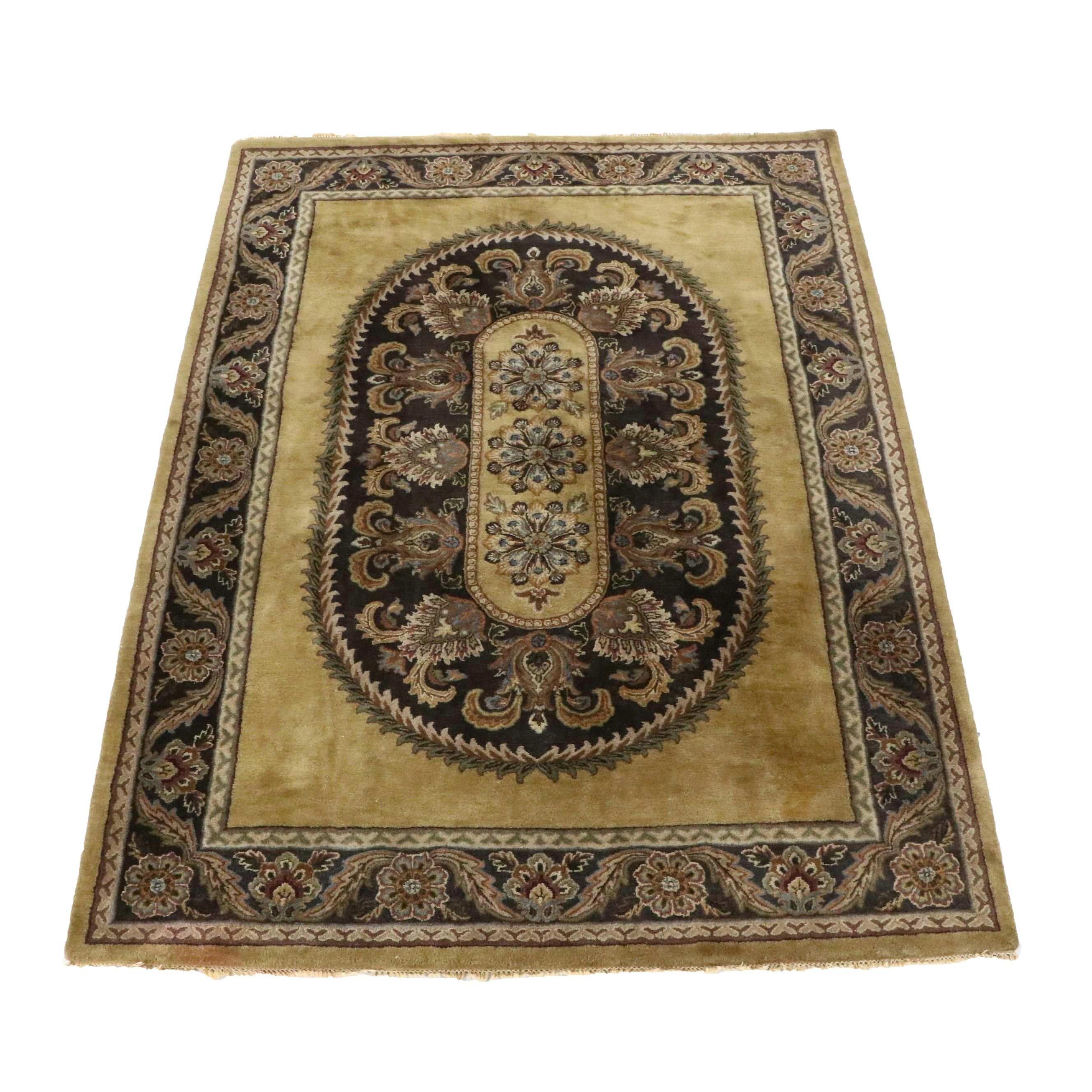 8' x 9' Hand-Tufted Jaunty Co. "Coliseum Gold" Area Rug