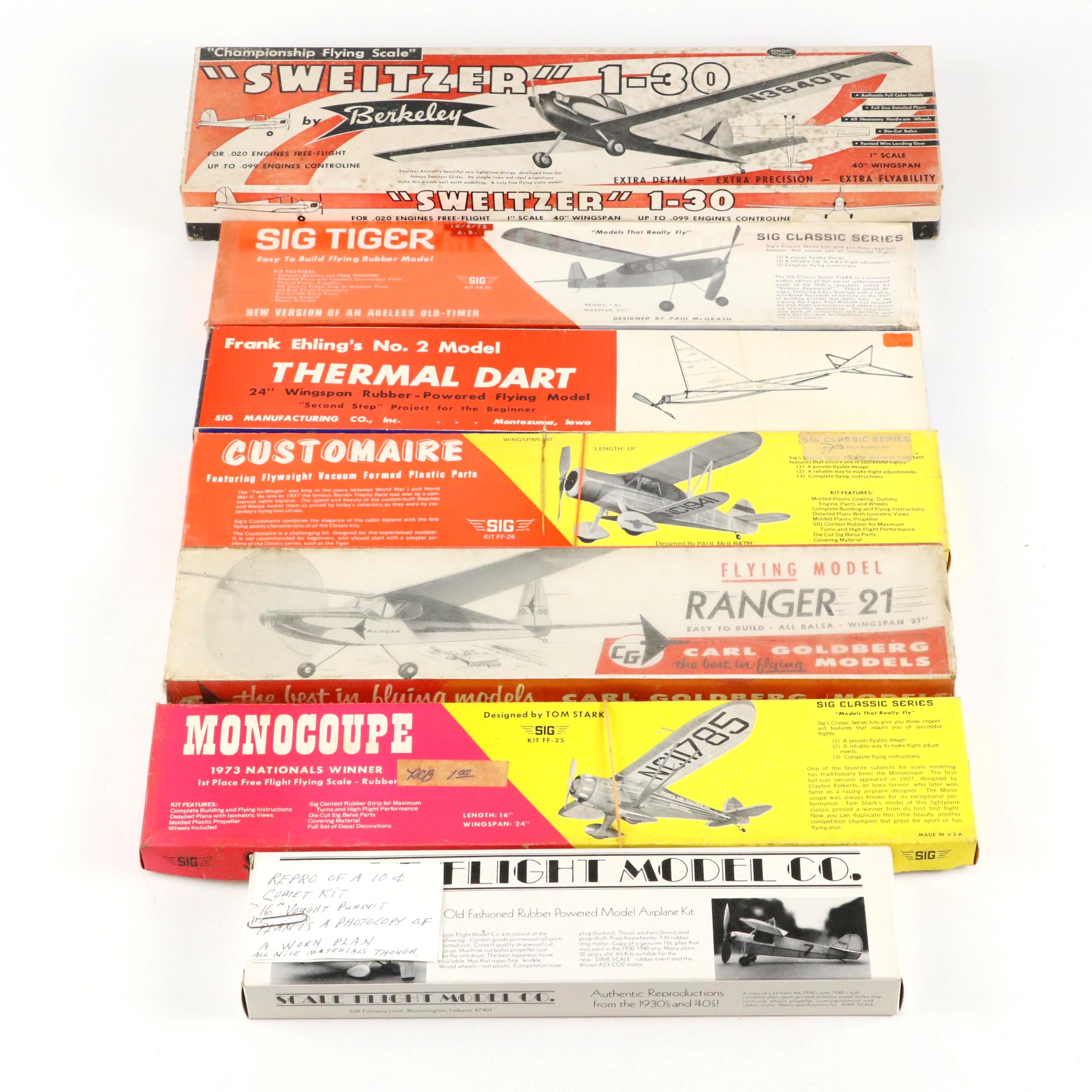 Carl Goldberg "Ranger 21," Sig "Thermal Dart" and More Airplane Model Kits