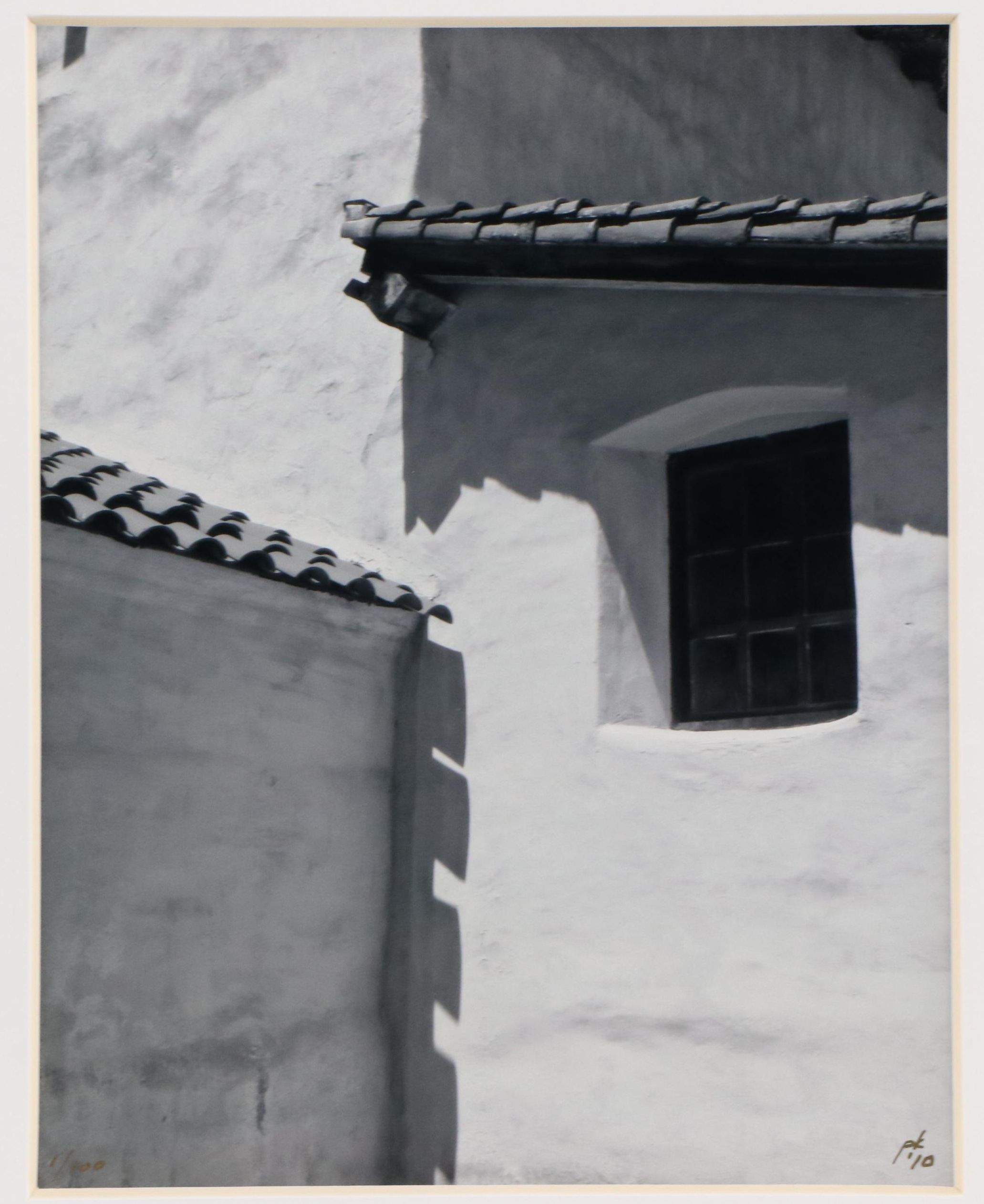 Patrick Kearney Black and White Digital Print "Mission Window," 2010