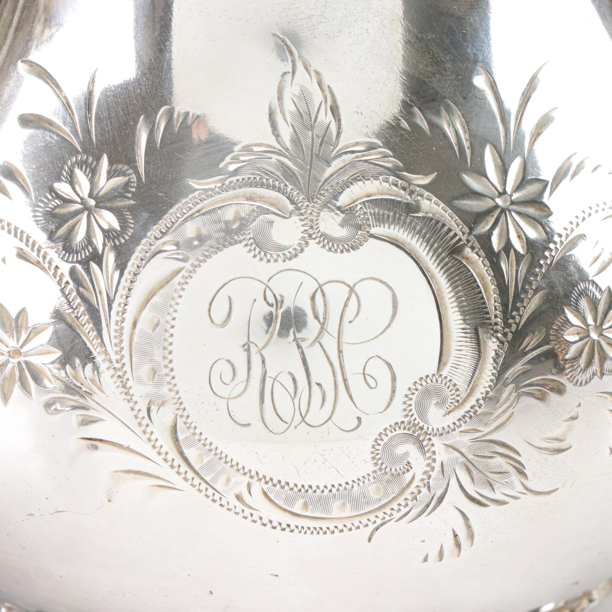 Homan and New Amsterdam Chased Silver Plate Hollowware