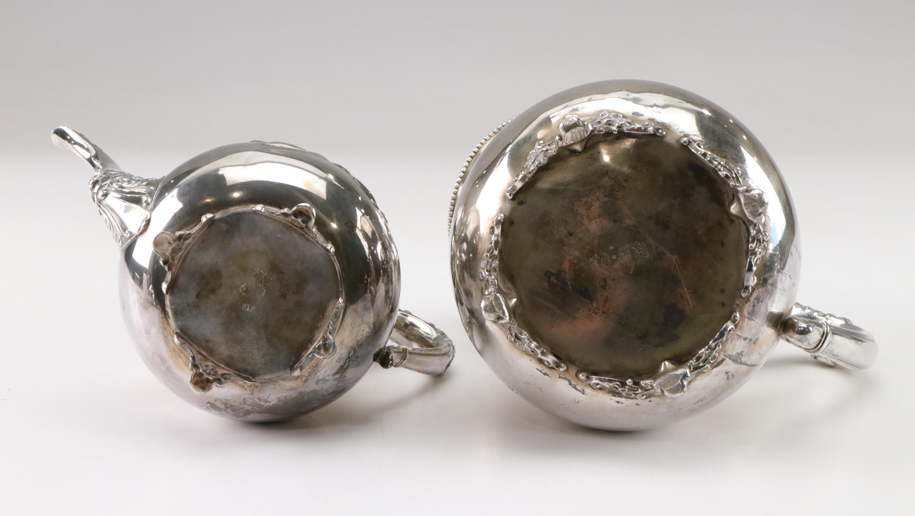 Homan and New Amsterdam Chased Silver Plate Hollowware