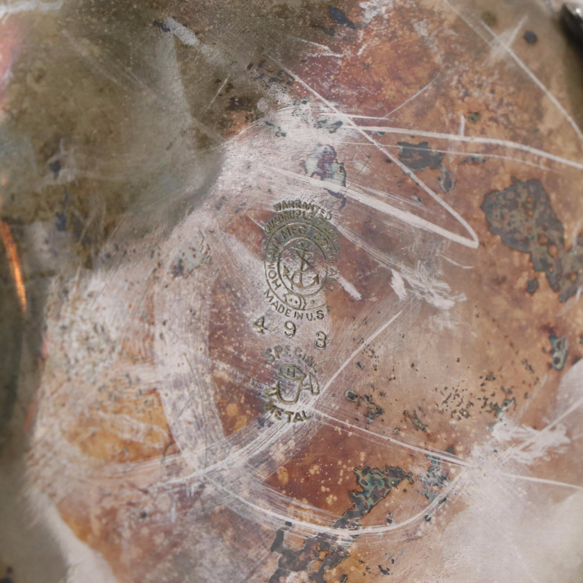 Homan and New Amsterdam Chased Silver Plate Hollowware