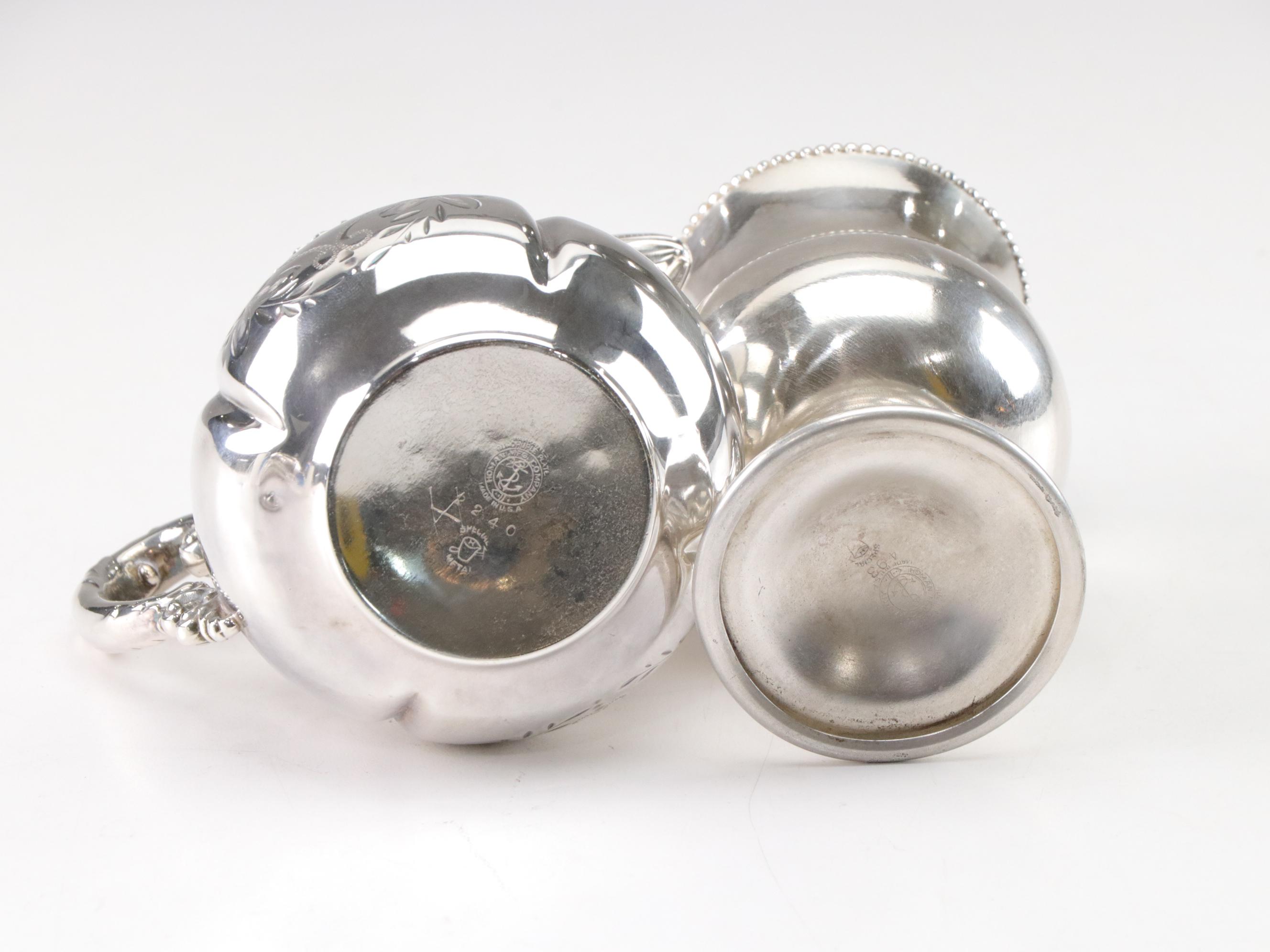 Homan and New Amsterdam Chased Silver Plate Hollowware