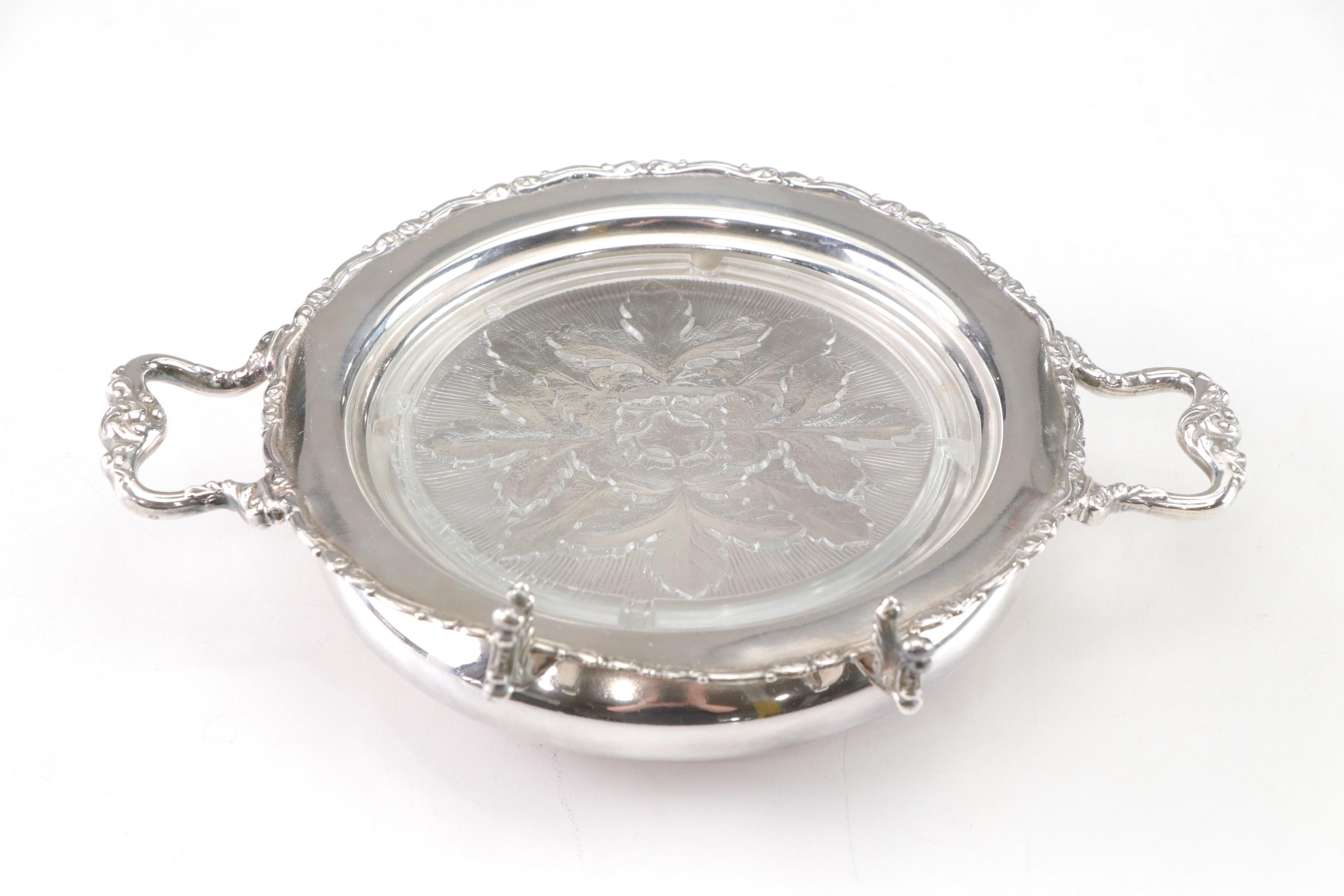 Homan and New Amsterdam Chased Silver Plate Hollowware