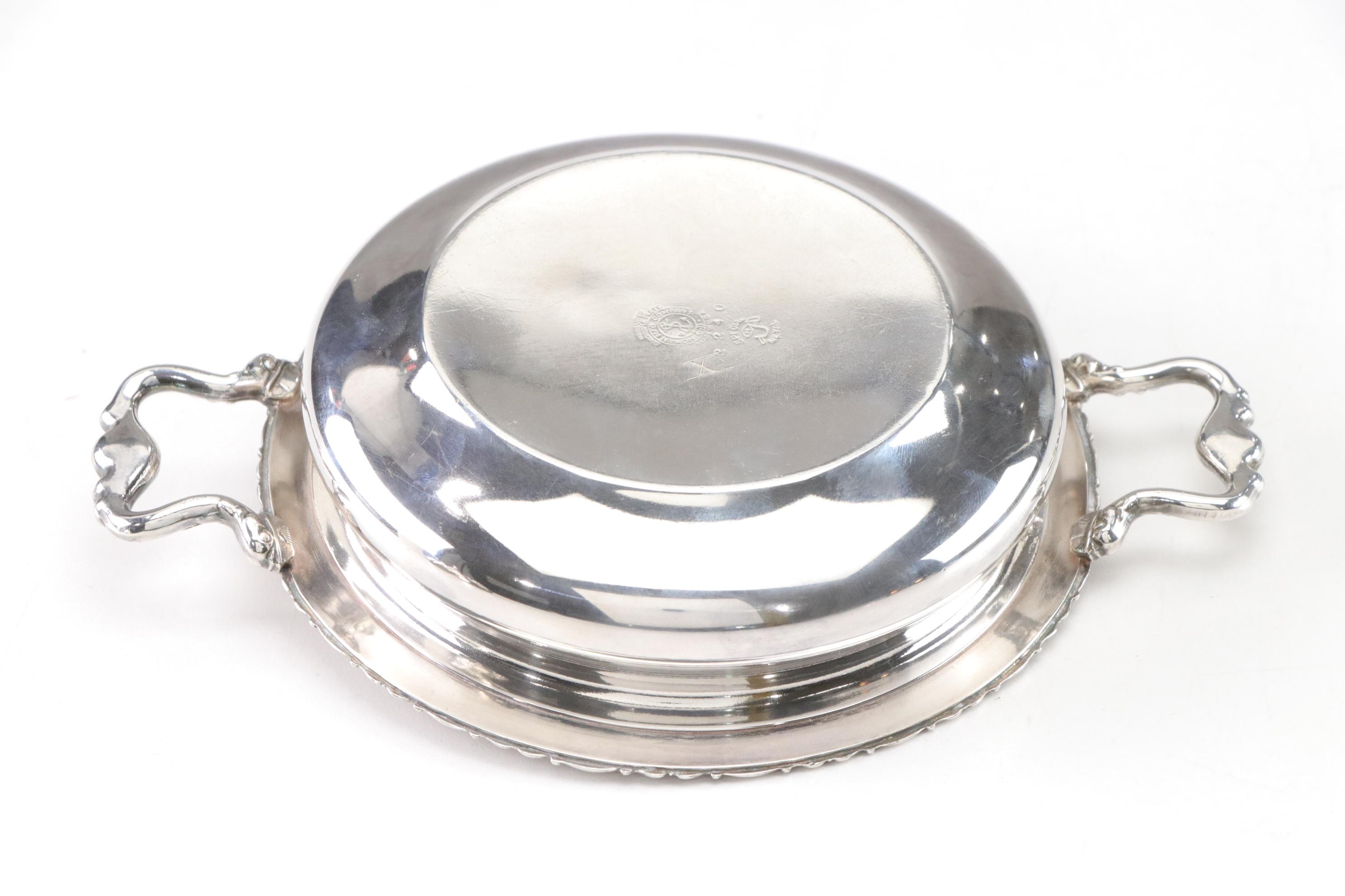 Homan and New Amsterdam Chased Silver Plate Hollowware