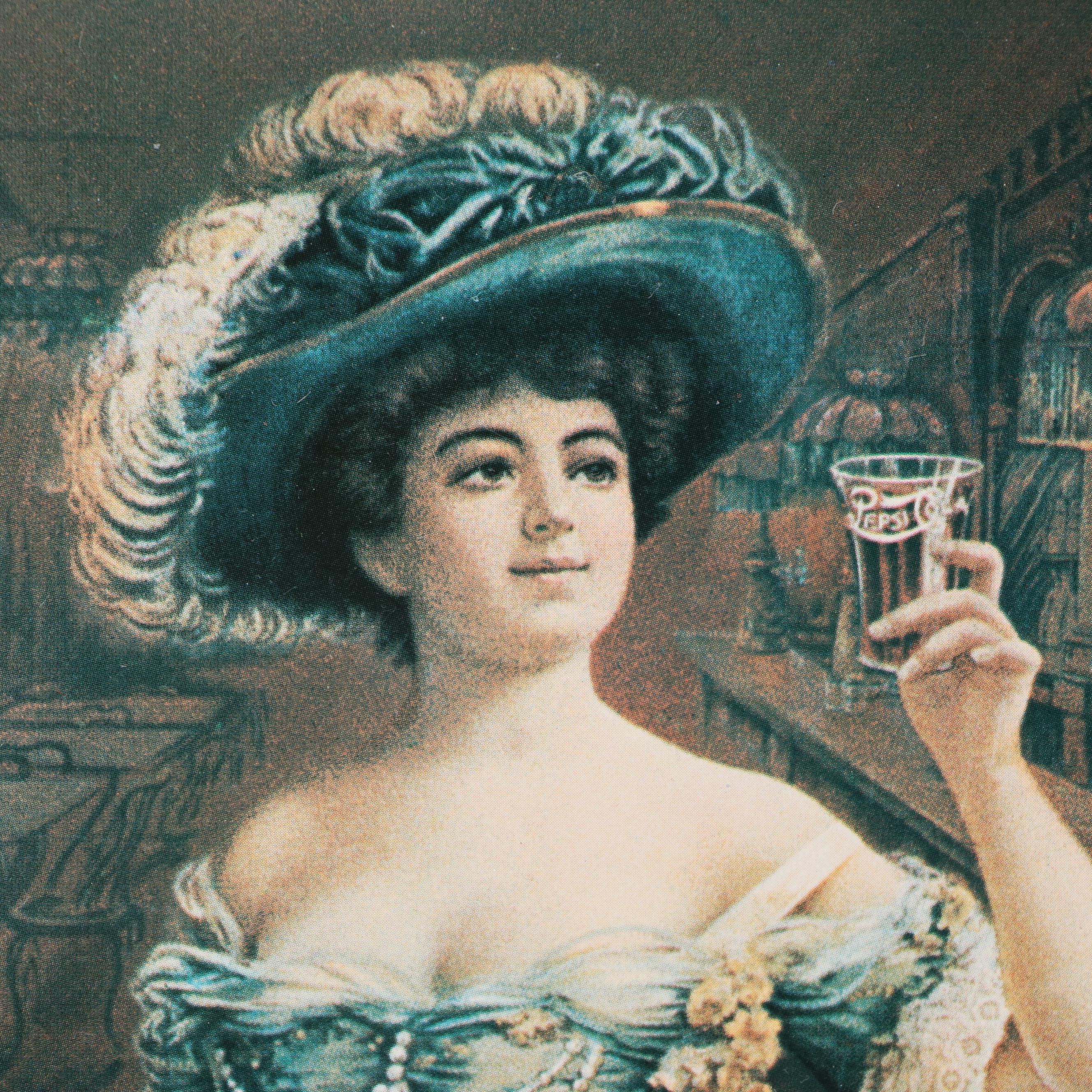 Rossini Papier-Mâché and Coca-Cola Metal Trays, Mid to Late 20th Century