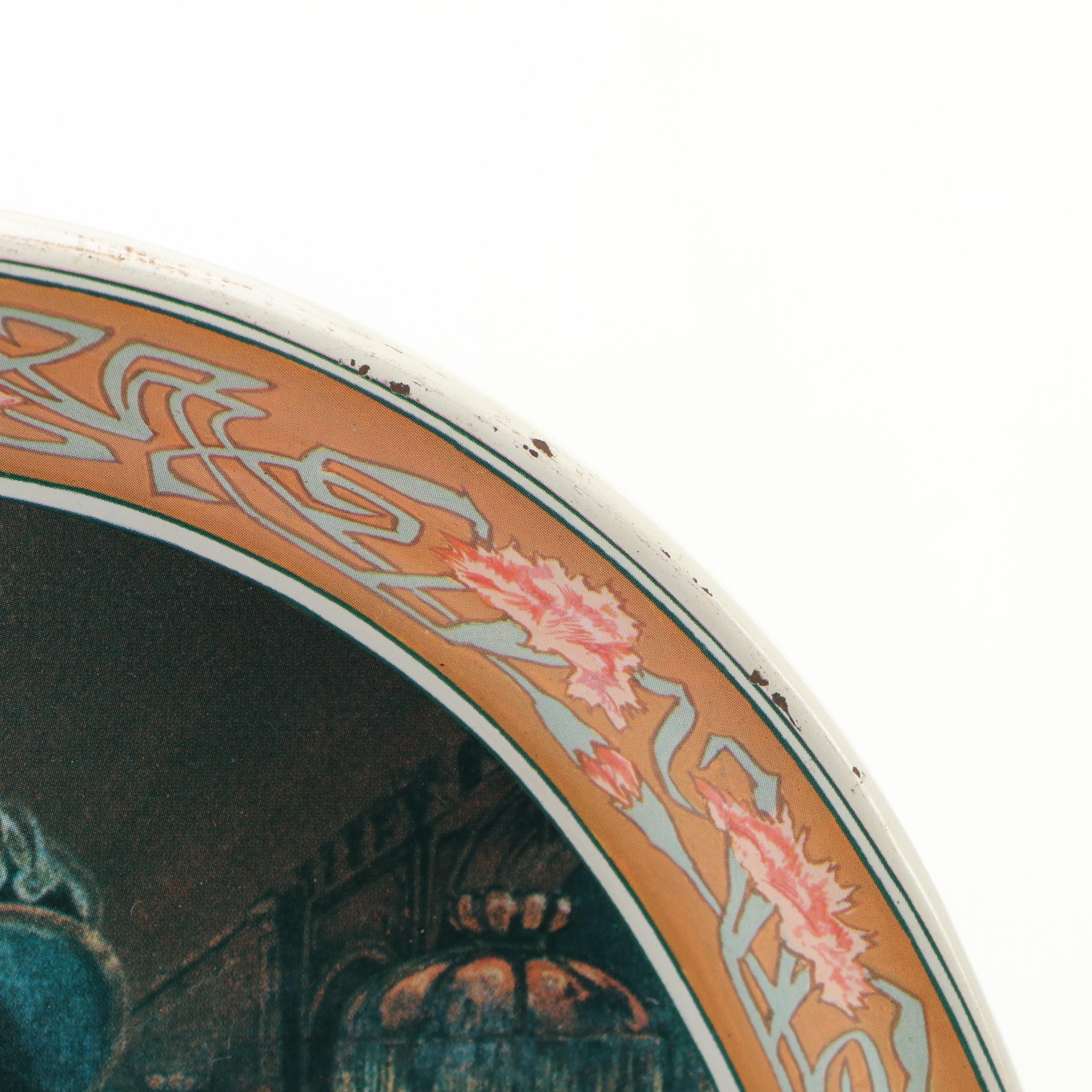 Rossini Papier-Mâché and Coca-Cola Metal Trays, Mid to Late 20th Century