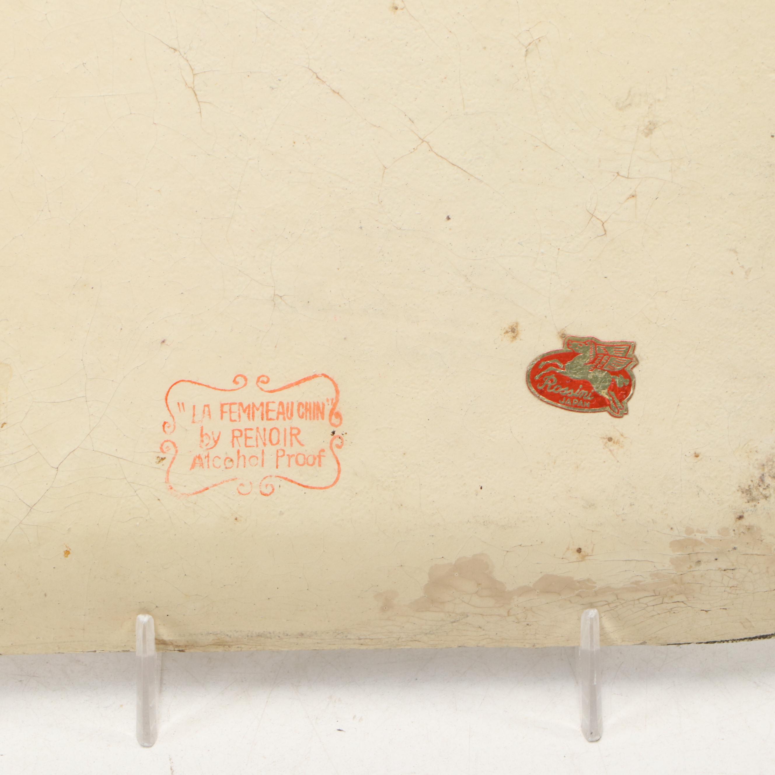 Rossini Papier-Mâché and Coca-Cola Metal Trays, Mid to Late 20th Century