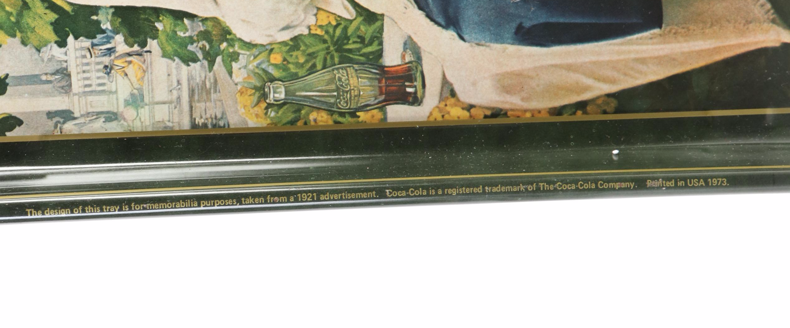 Rossini Papier-Mâché and Coca-Cola Metal Trays, Mid to Late 20th Century