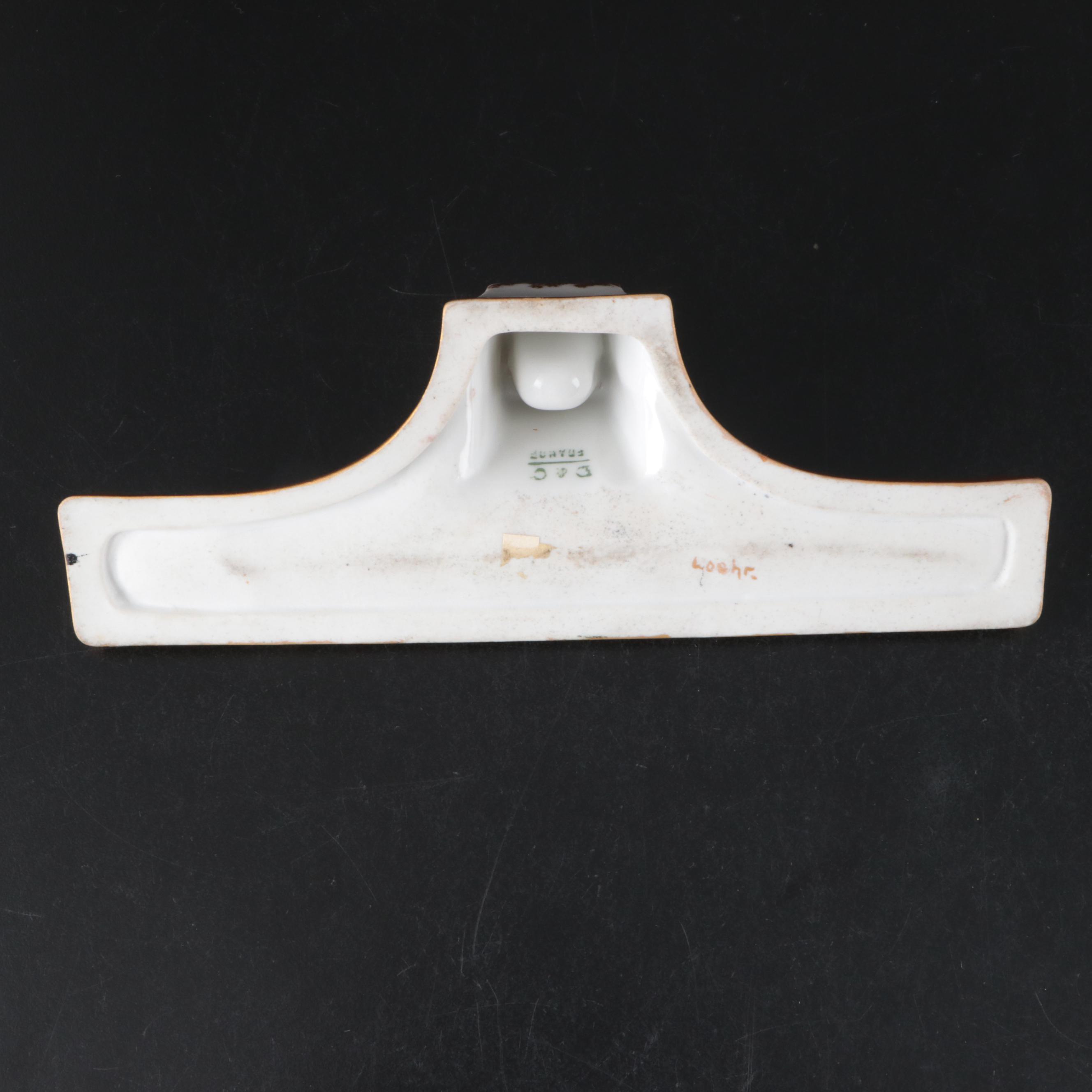 Schumann Dresden Style Porcelain Salad Plates with Other French Porcelain Décor