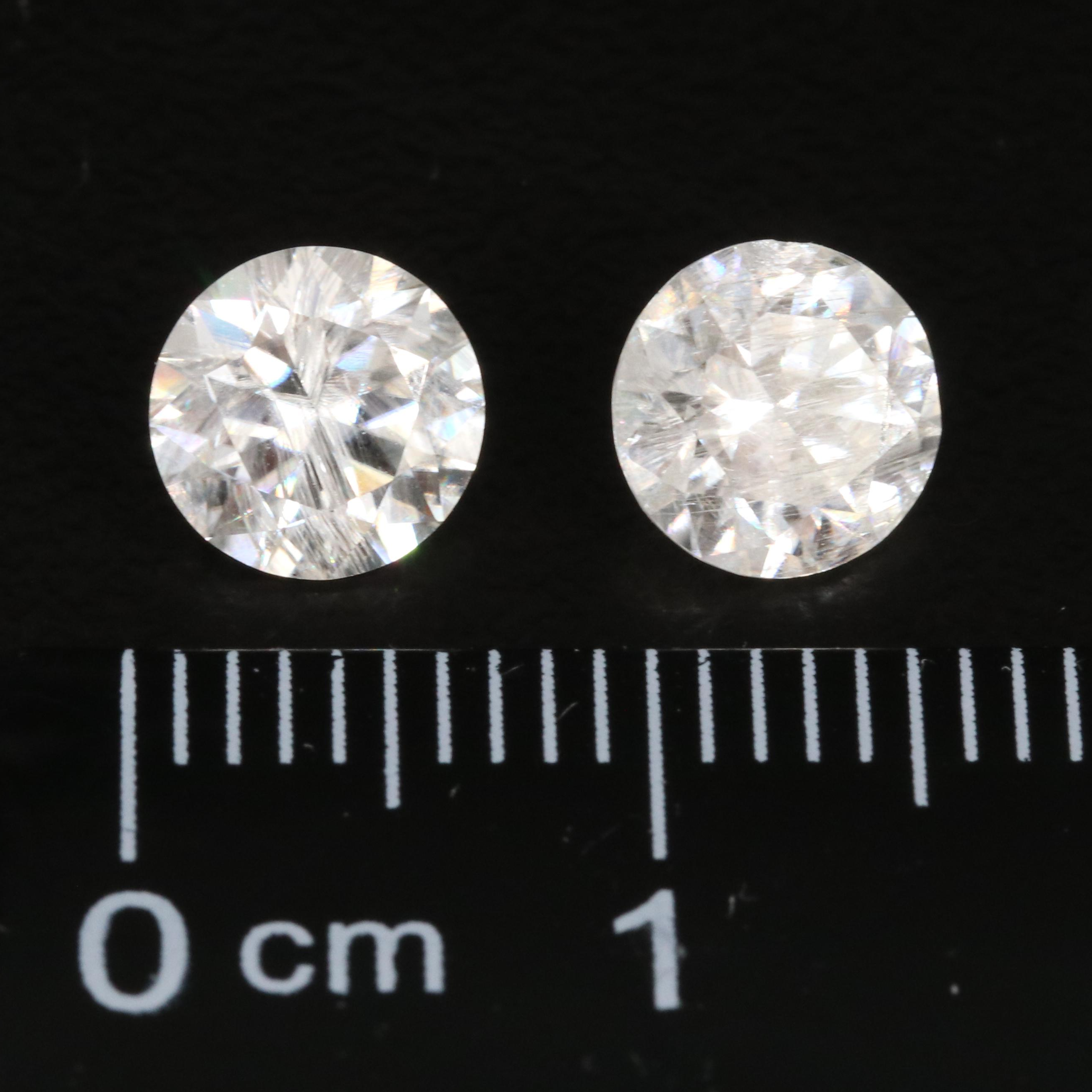Loose 1.86 CTW Moissanite Lot