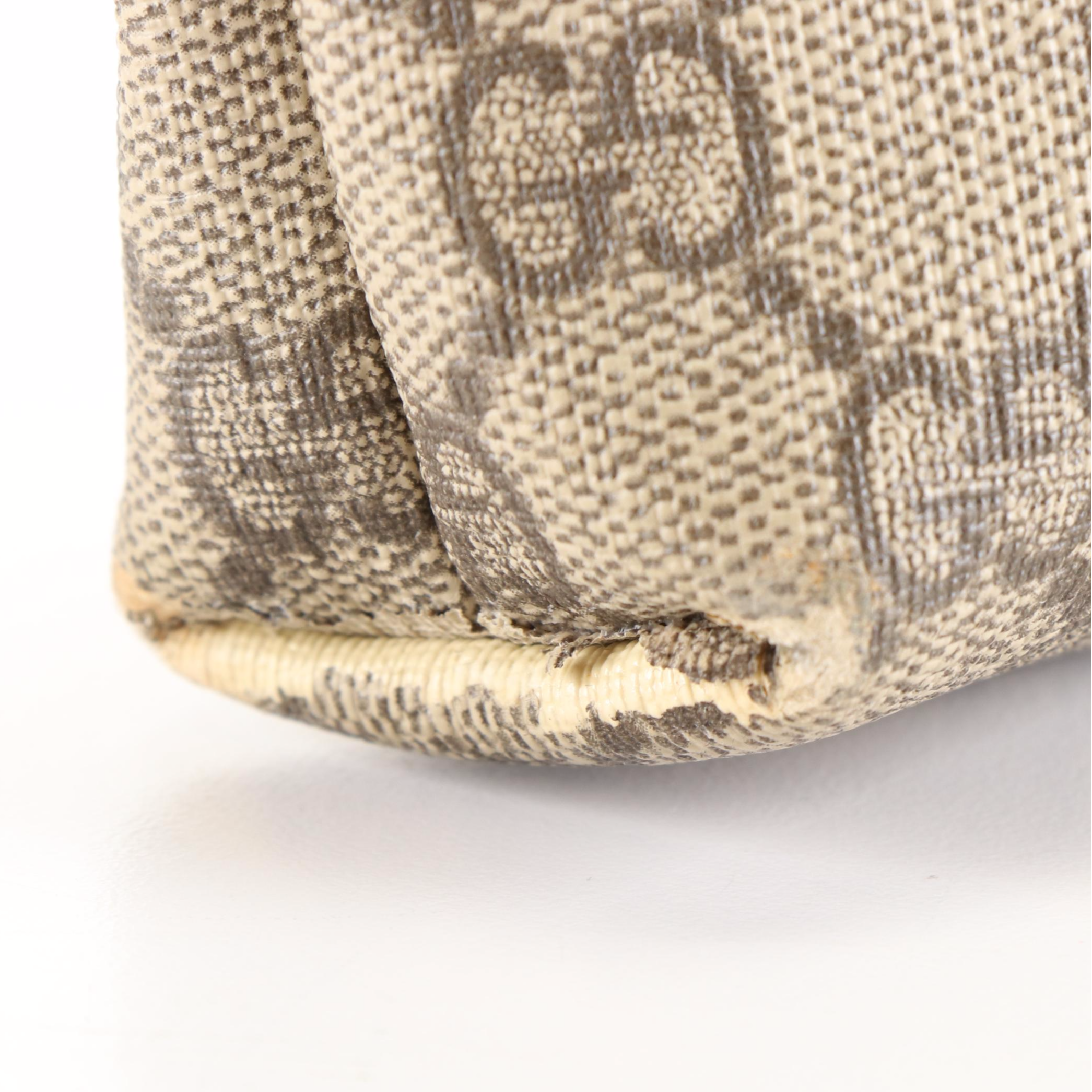 Gucci Ophidia Sherry Line Crossbody Bag in GG Supreme and Black Leather