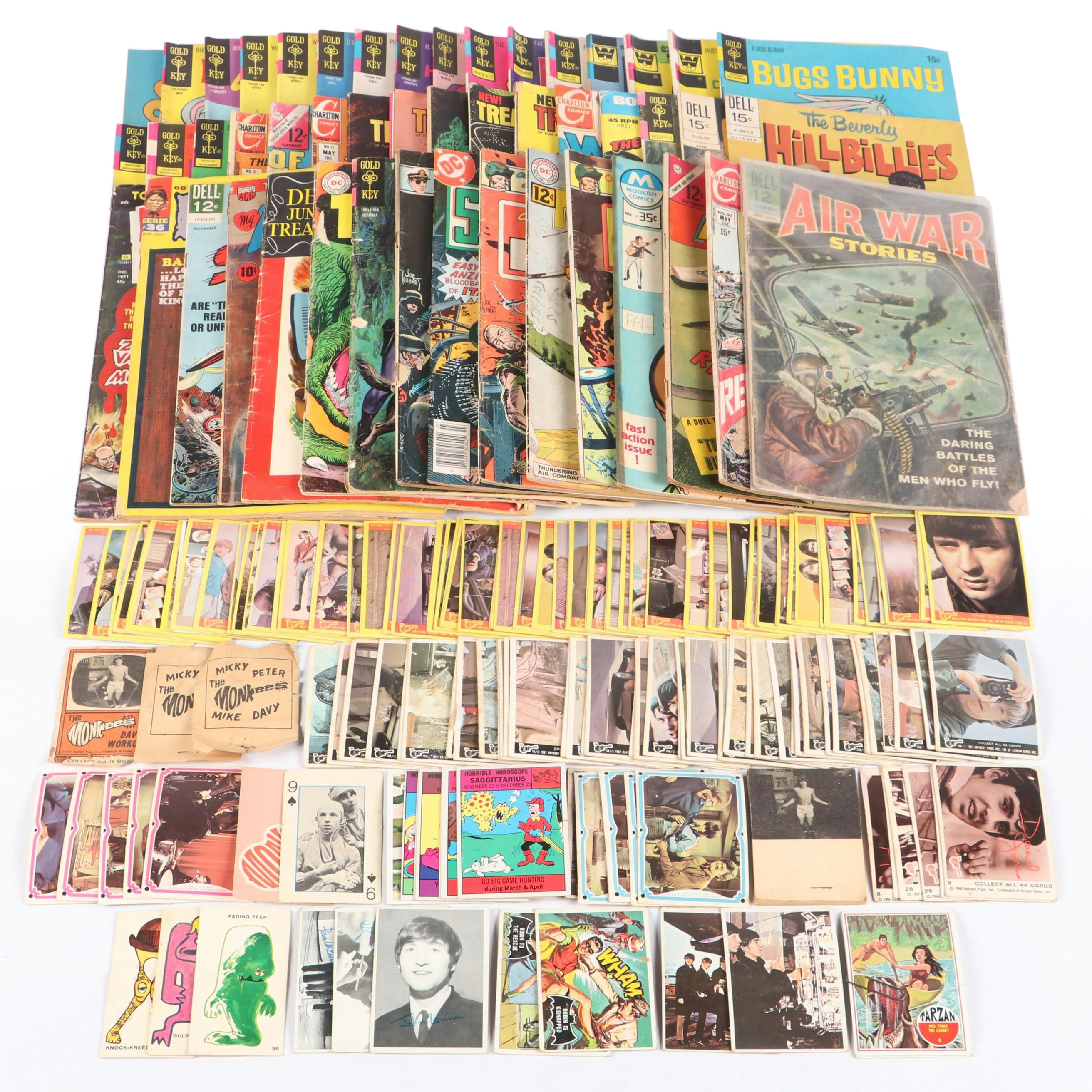 Dell "The Beverly Hillbillies", Gold Key "Bugs Bunny" and More Comics, Cards