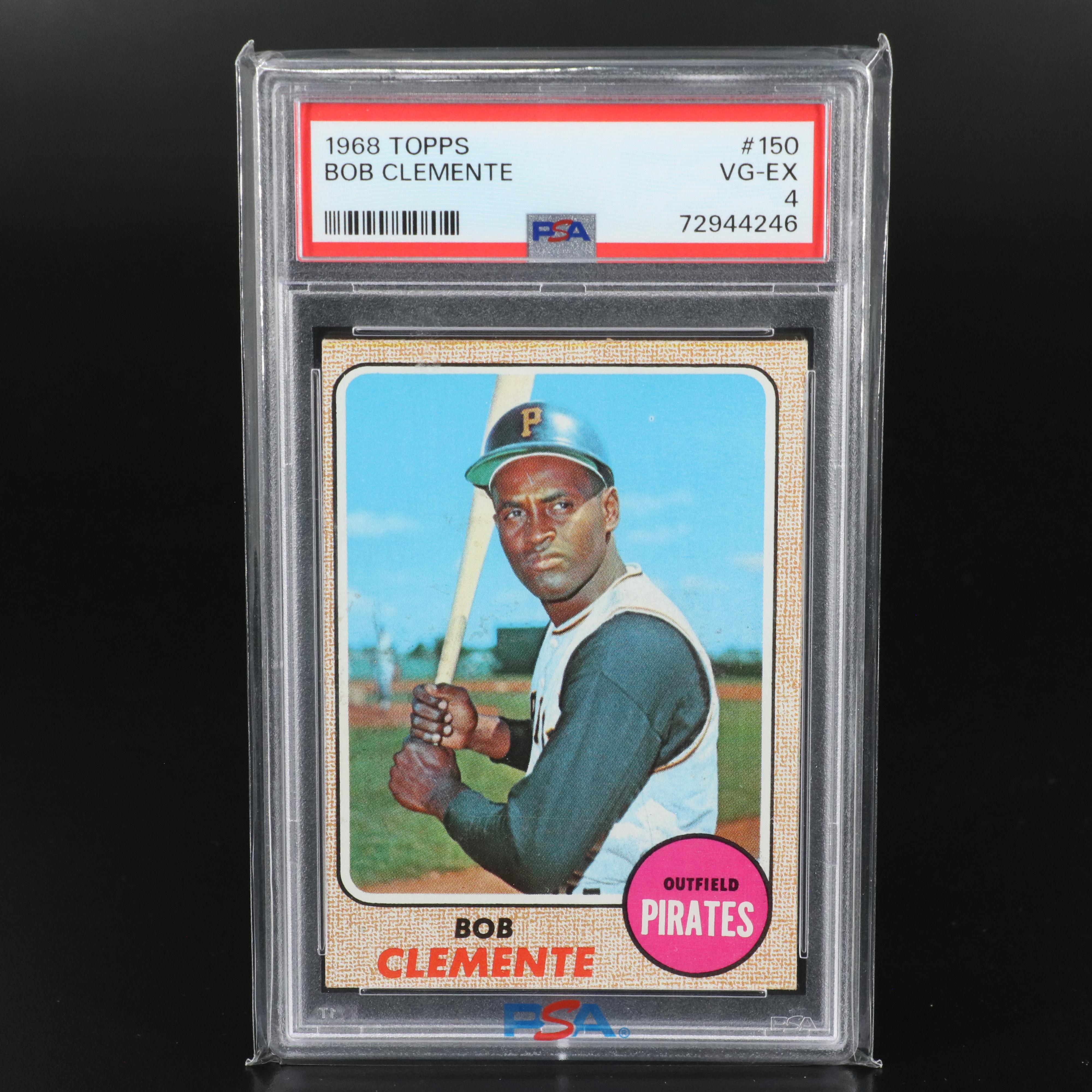 Topps Baseball Cards Featuring Roberto Clemente PSA Graded and More, 1960s