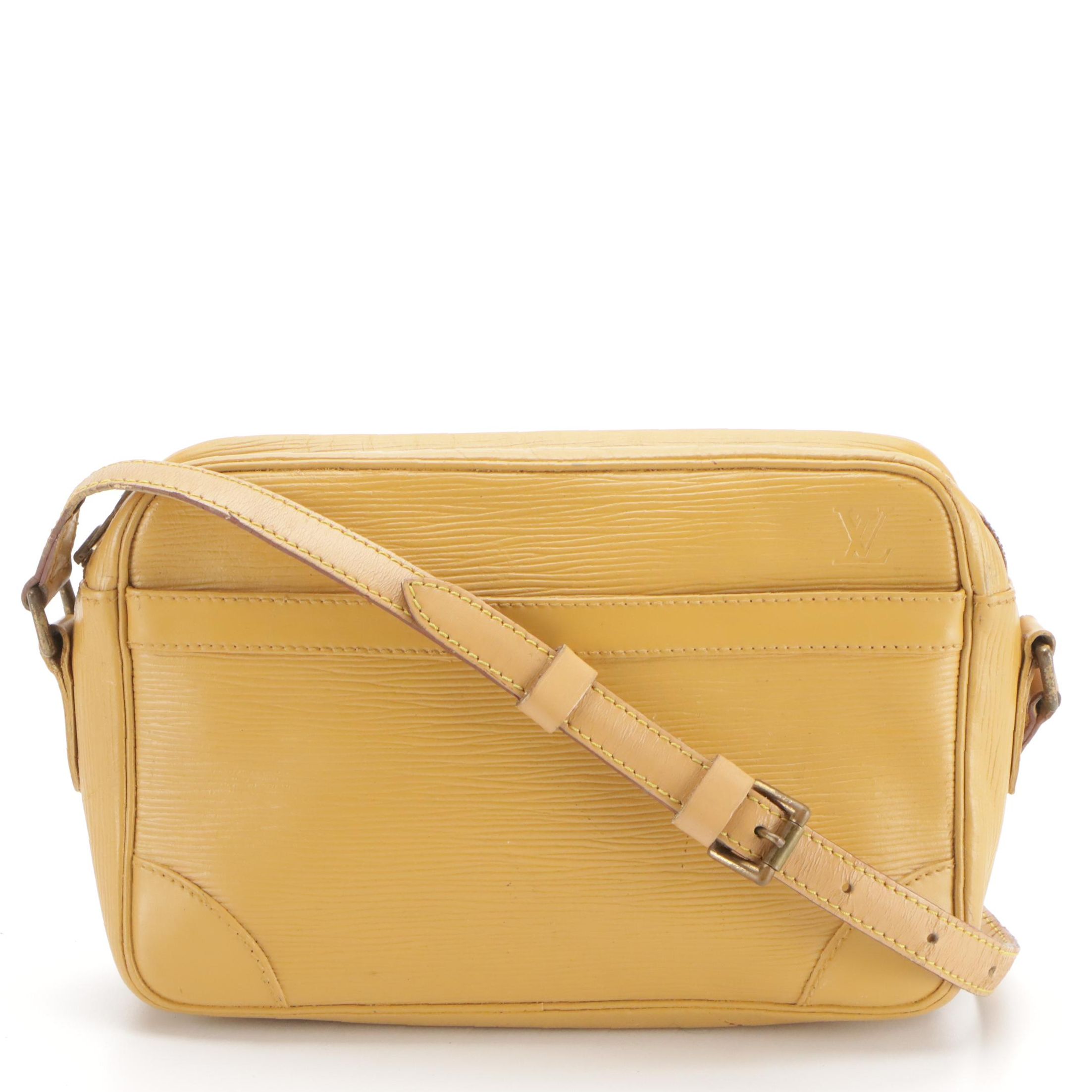 Louis Vuitton Trocadéro Crossbody Bag in Yellow Leather
