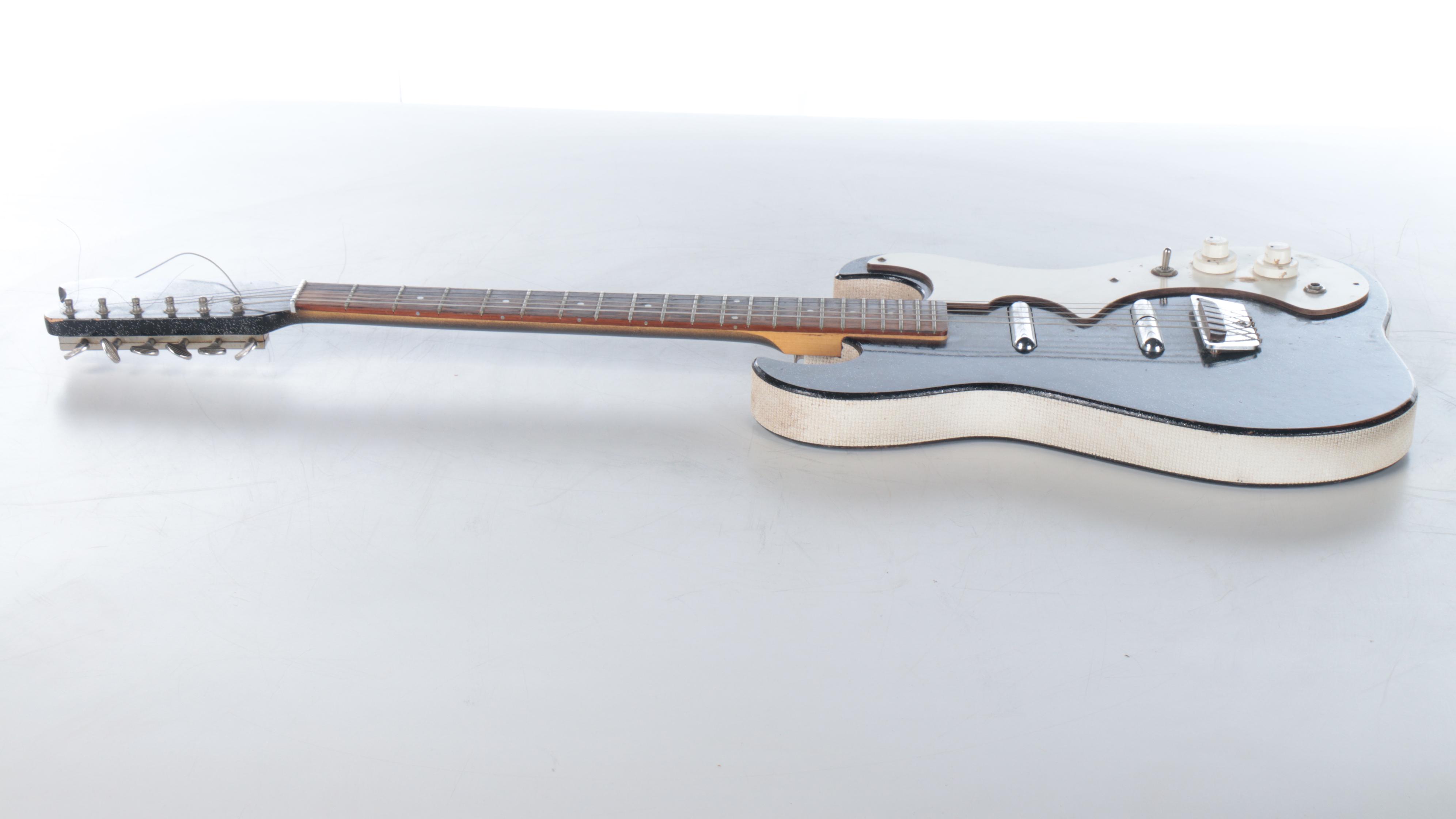 Sears Silvertone Model 1449 Electric Guitar and Amplifier, Mid-20th Century