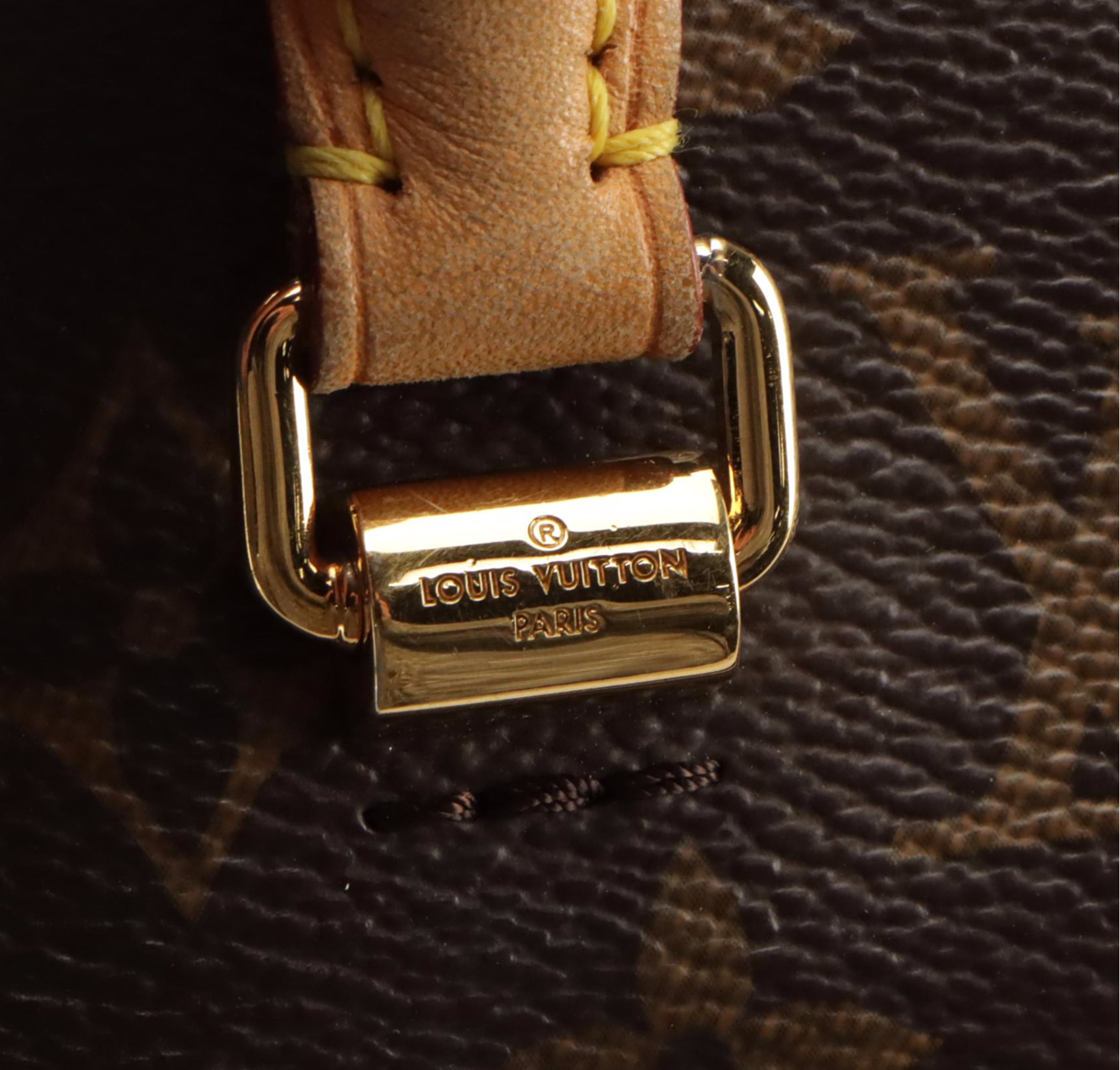 Louis Vuitton Pallas Bag in Monogram Canvas/Grape Pebbled Leather