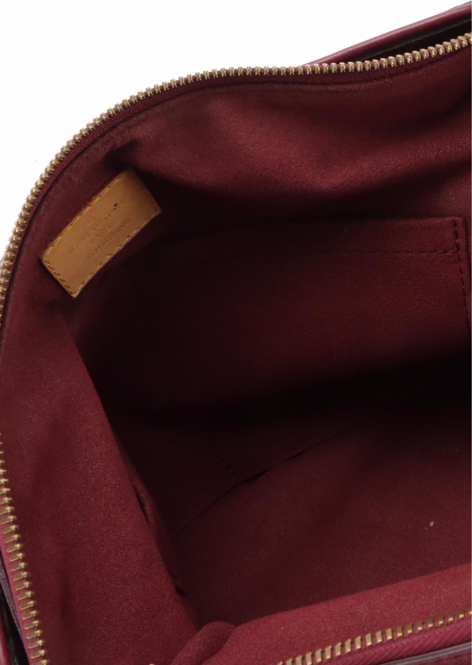 Louis Vuitton Pallas Bag in Monogram Canvas/Grape Pebbled Leather