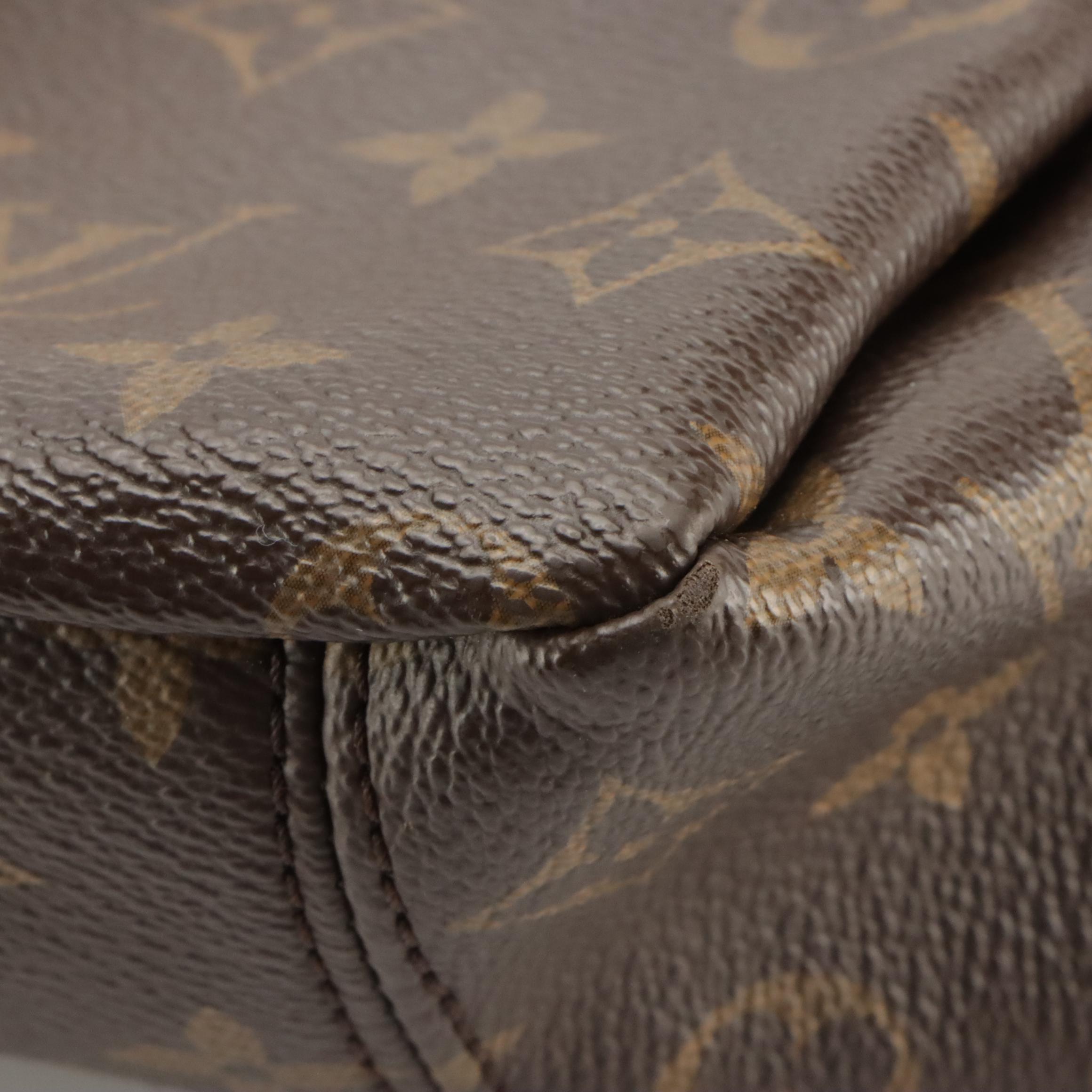 Louis Vuitton Pallas Bag in Monogram Canvas/Grape Pebbled Leather