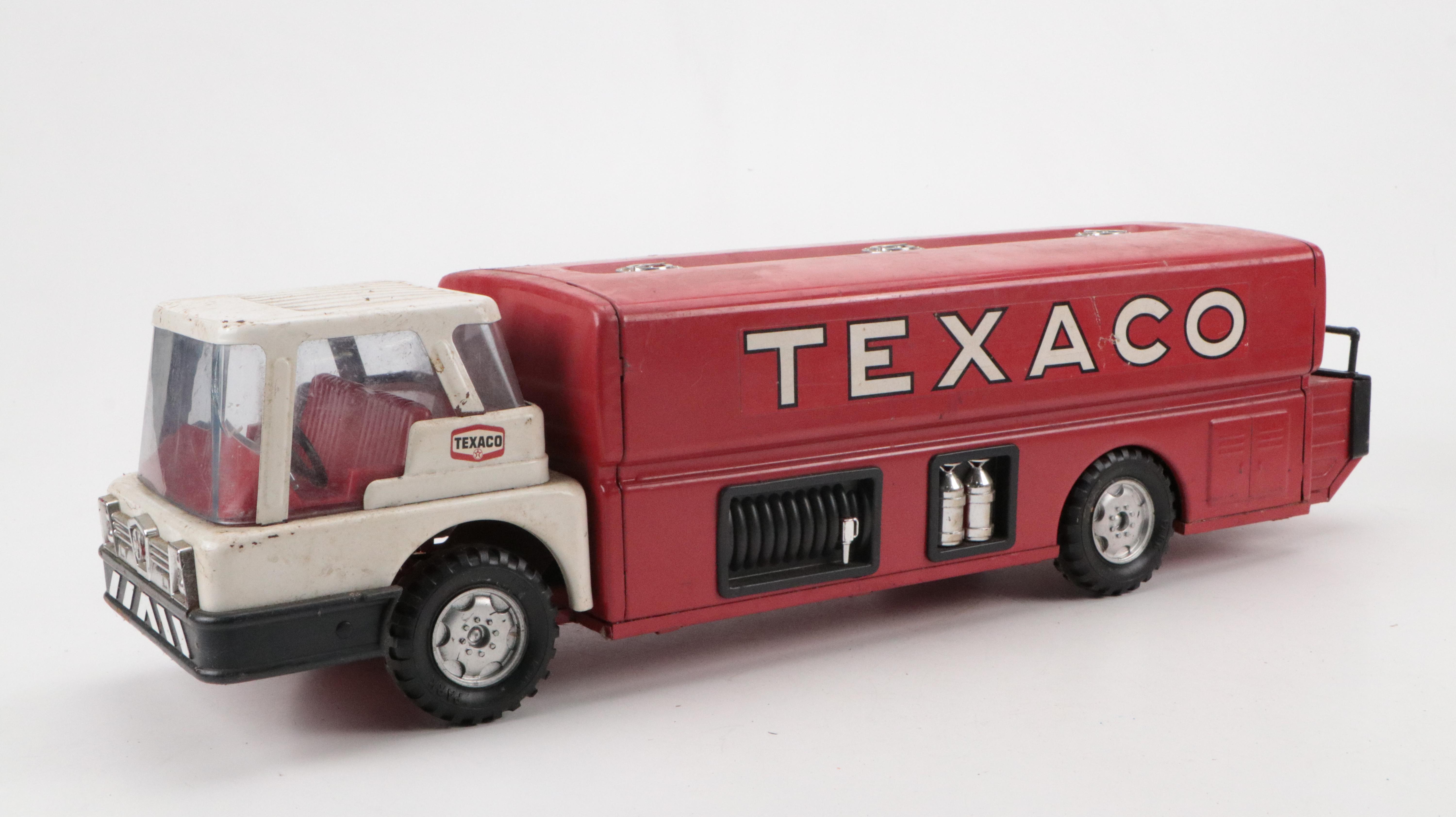 Buddy L "Texaco Fire Chief" and Other Toy Truck, Mid-20th Century