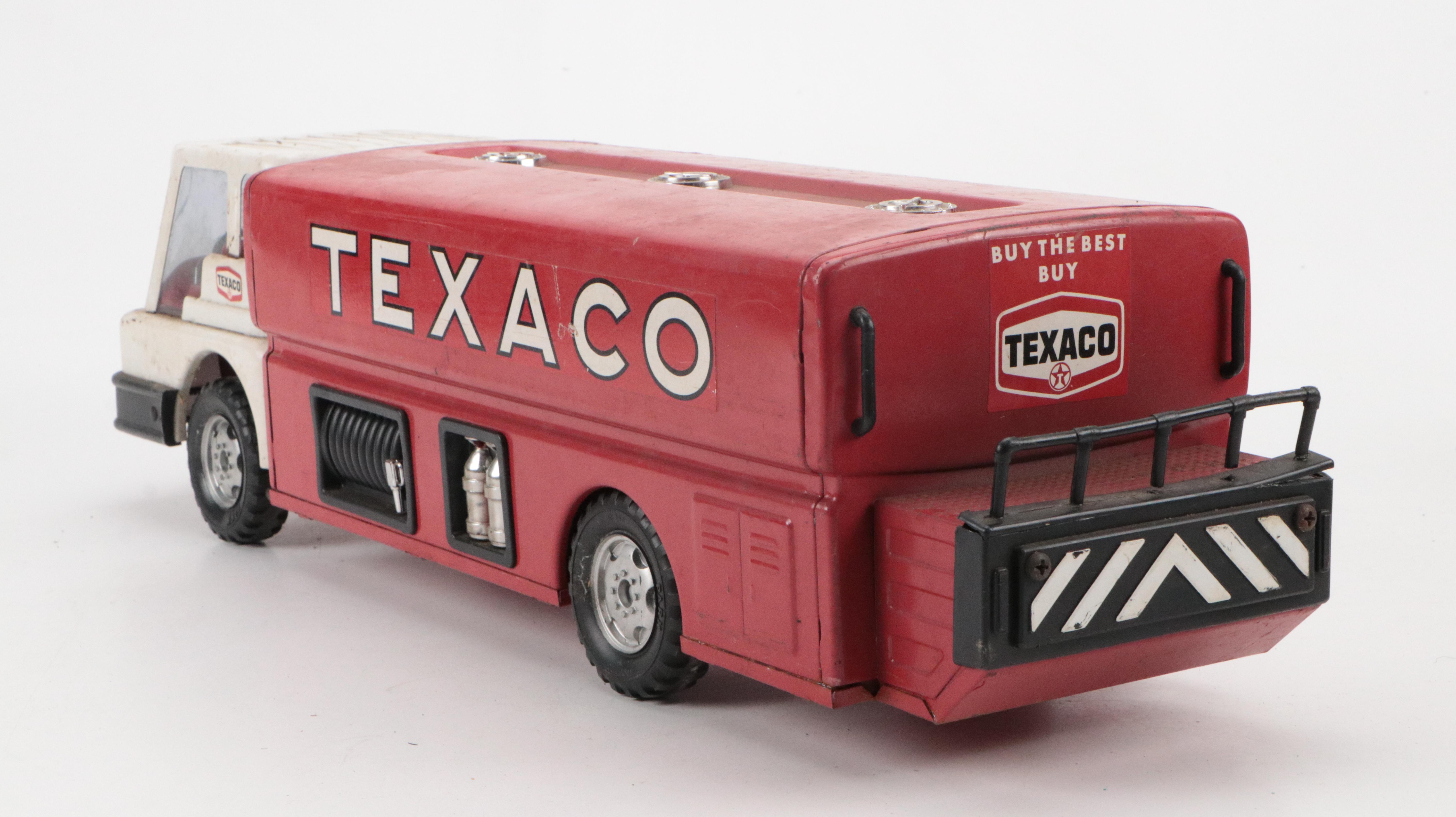 Buddy L "Texaco Fire Chief" and Other Toy Truck, Mid-20th Century