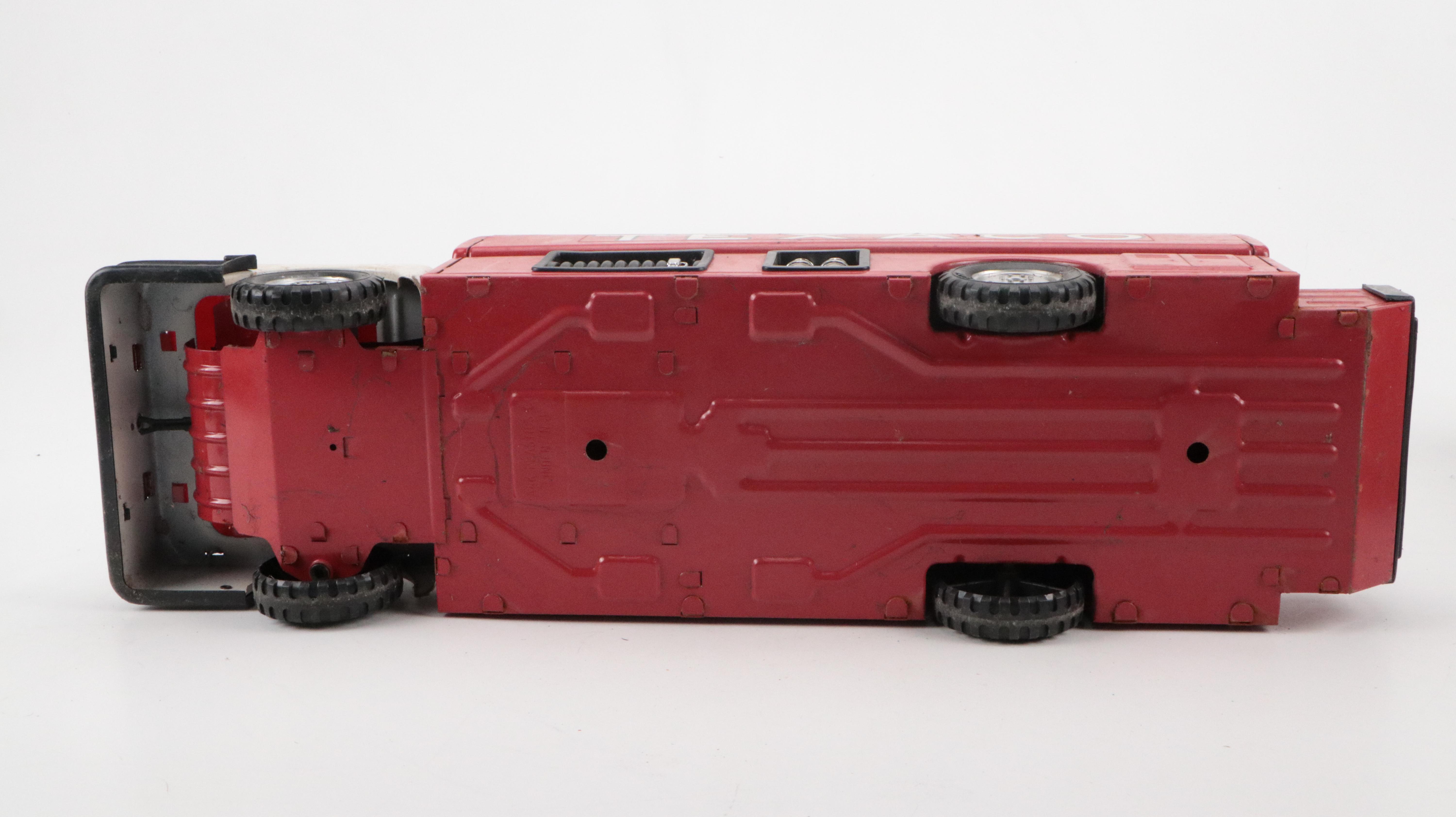 Buddy L "Texaco Fire Chief" and Other Toy Truck, Mid-20th Century